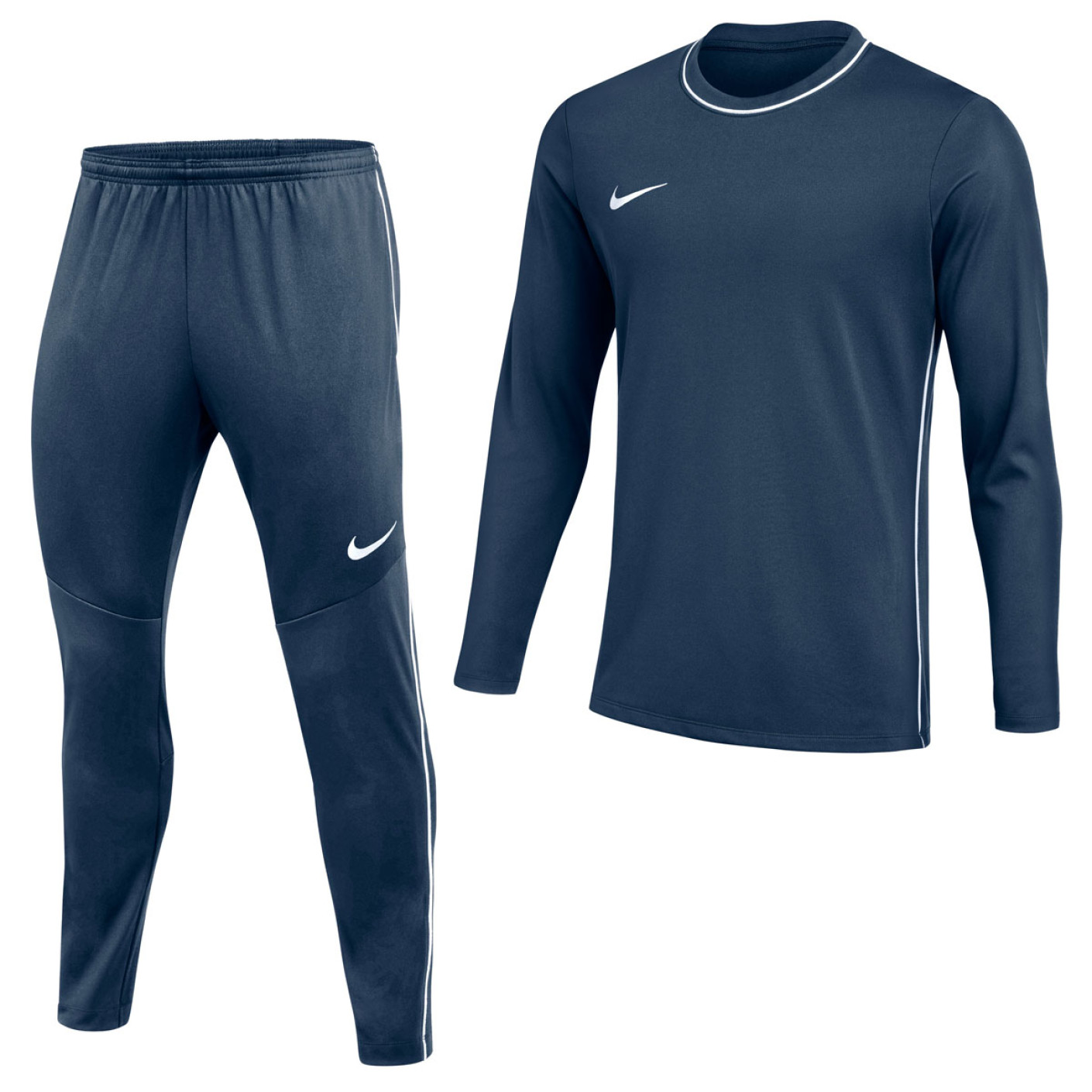 Nike Dri-FIT Park 26 Trainingspak Kids Donkerblauw Wit