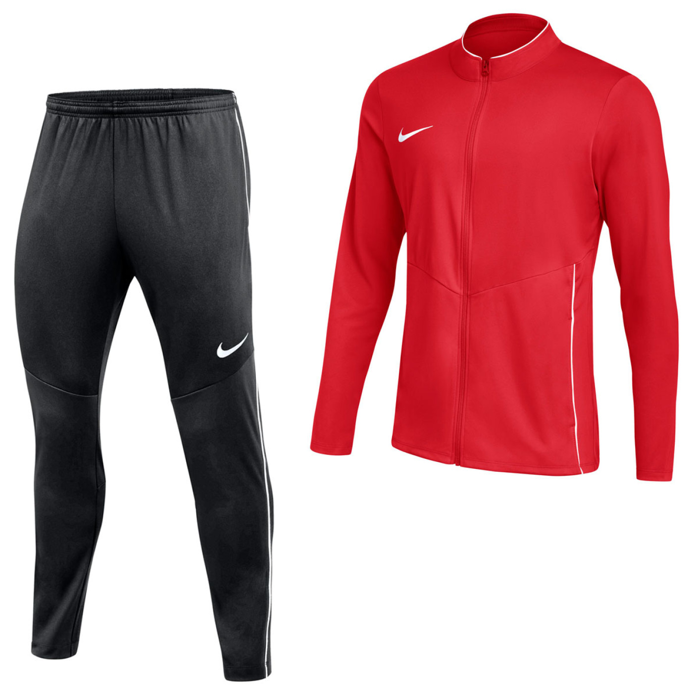 Nike Dri-FIT Park 26 Full-Zip Tracksuit Red Black