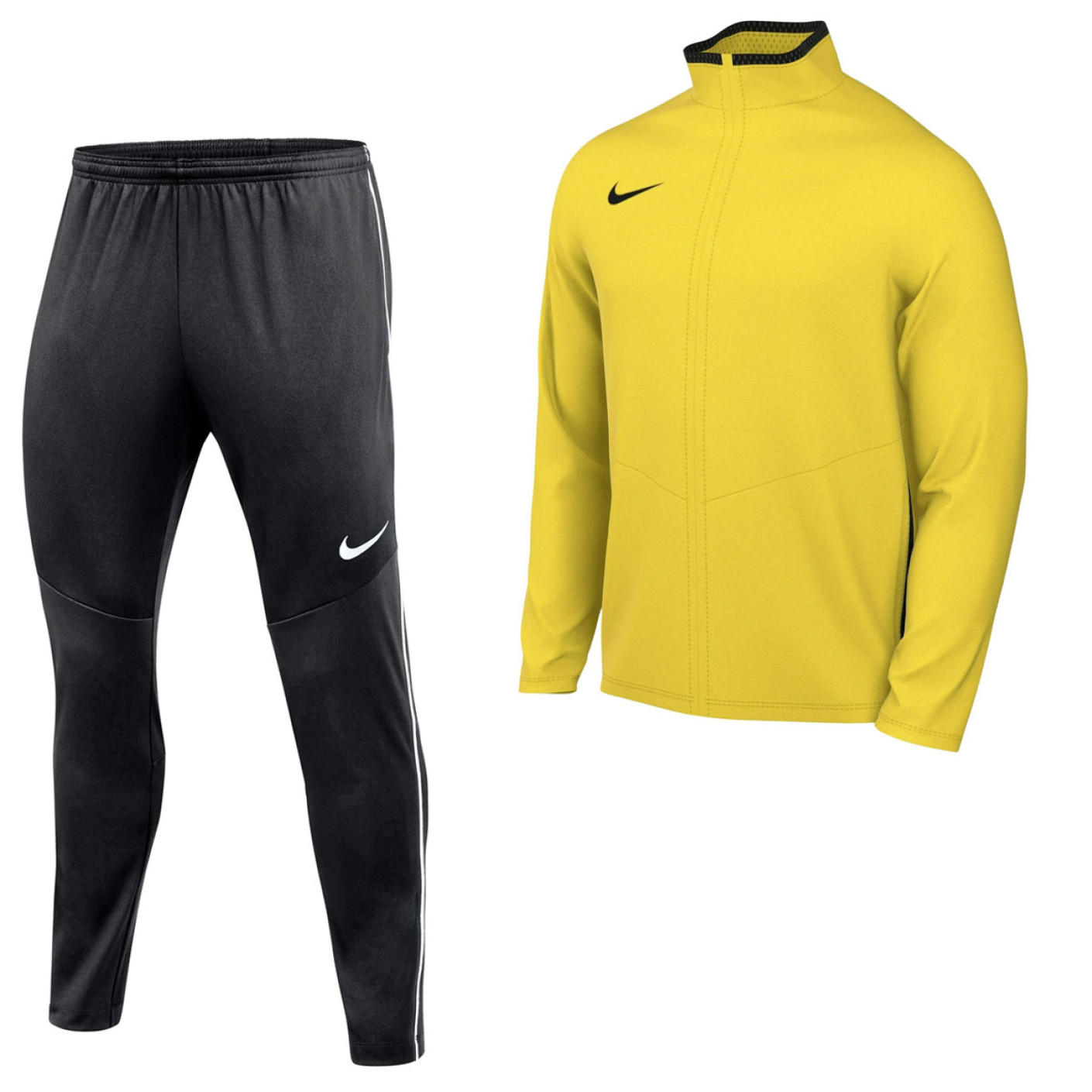 Nike Dri-FIT Park 26 Full-Zip Tracksuit Yellow Black