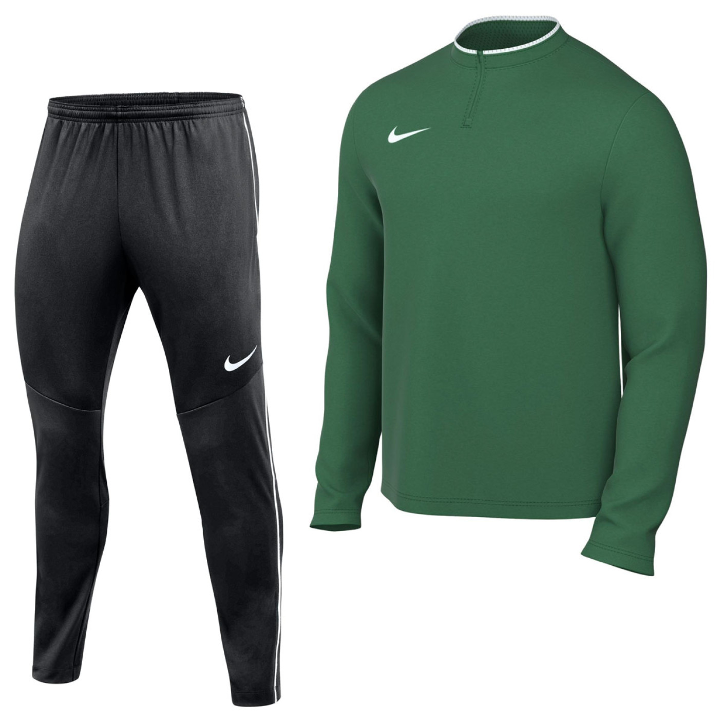 Nike Dri-FIT Park 26 Tracksuit 1/4-Zip Dark Green Black