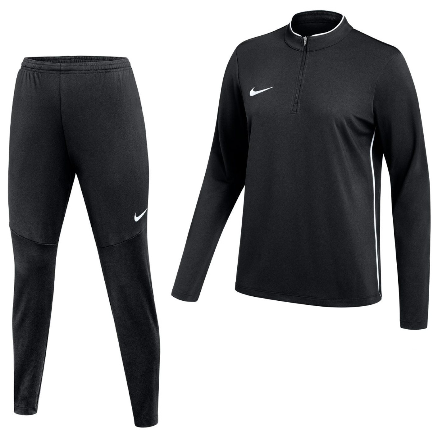 Nike Dri-FIT Park 26 Women's 1/4-Zip Tracksuit Black White