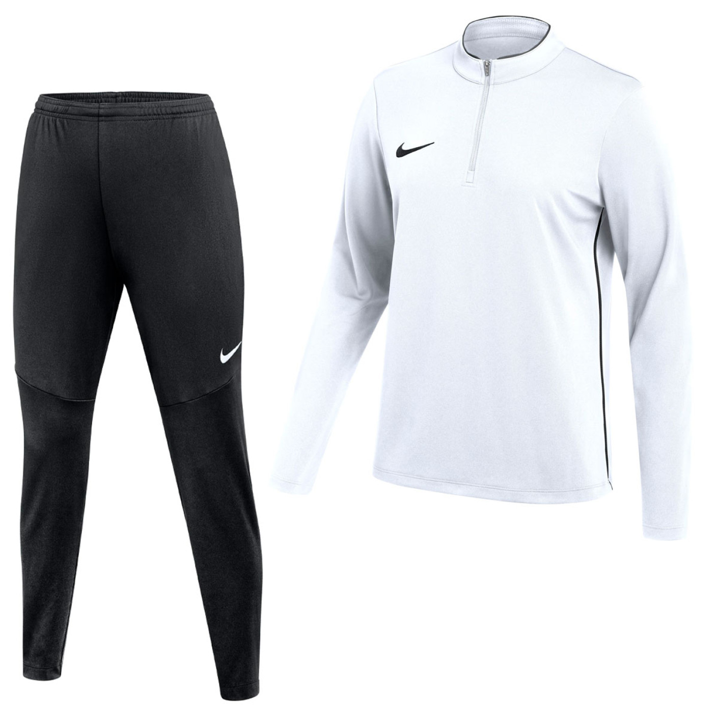 Nike Dri-FIT Park 26 1/4-Zip Women's Tracksuit White Black