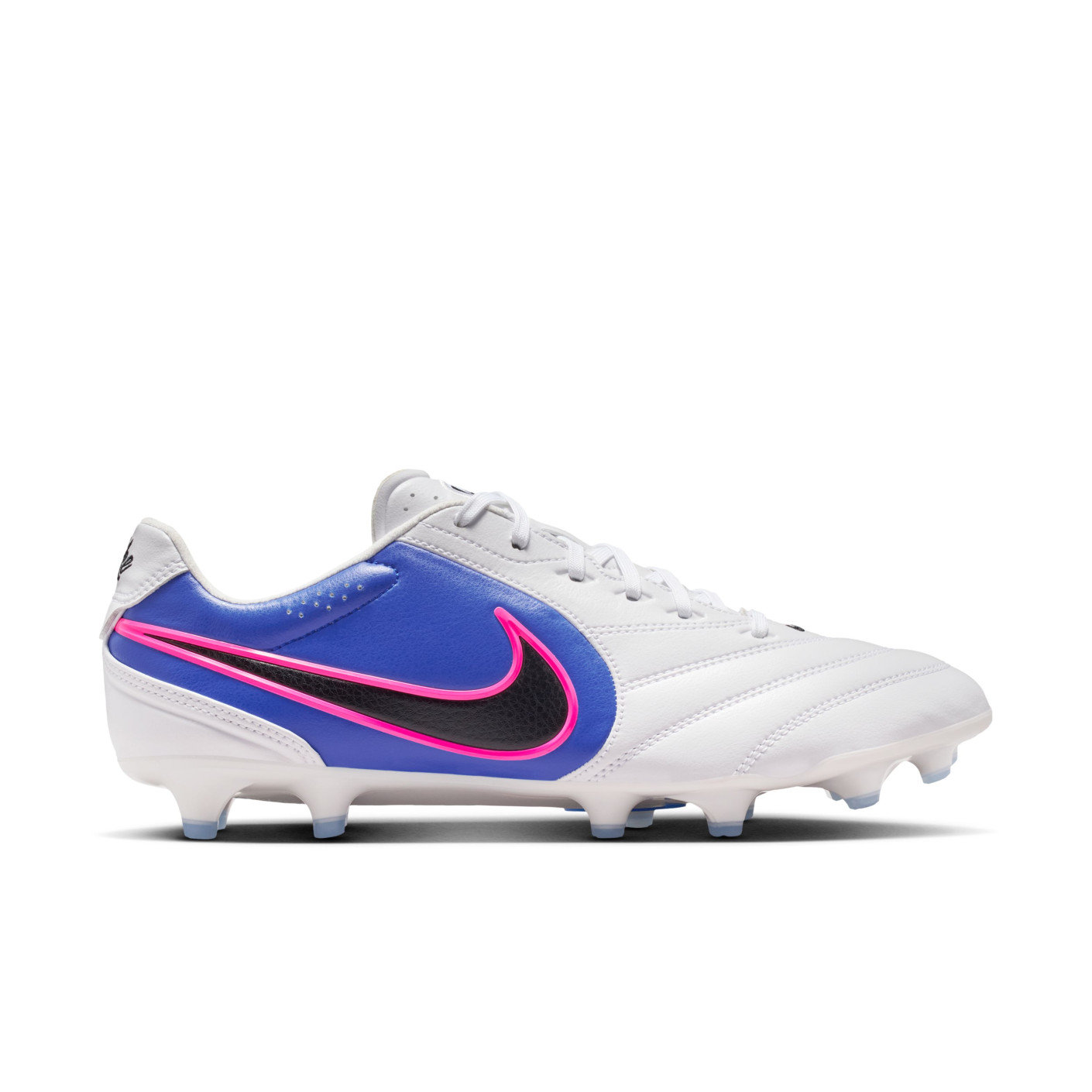 Nike Tiempo Pro Ligera Gras Voetbalschoenen (FG) Wit Blauw Felroze