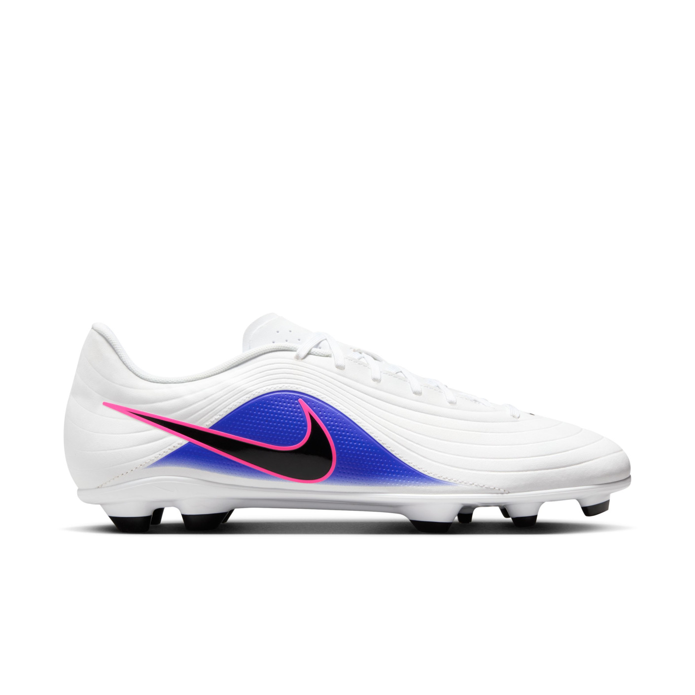 Nike Tiempo Club Maestro Gras / Kunstgras Voetbalschoenen (MG) Wit Blauw Felroze