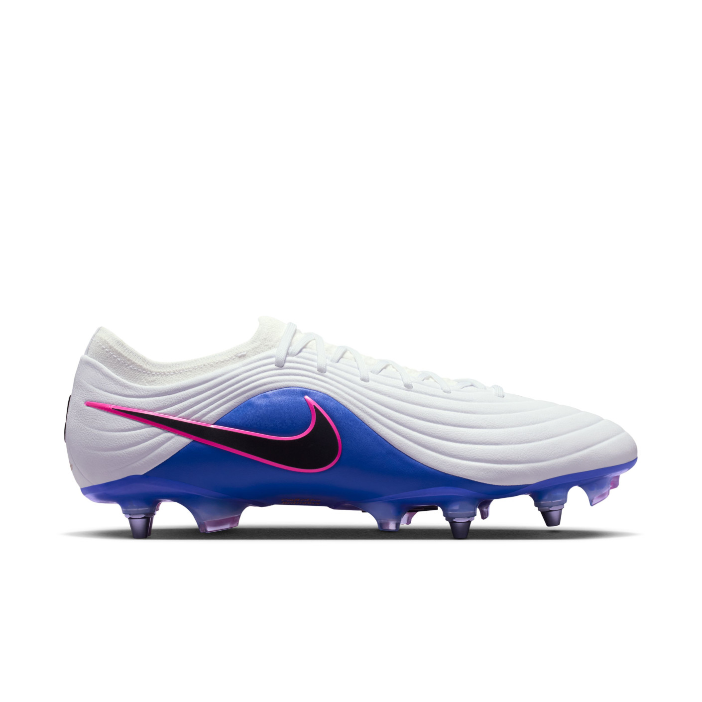 Nike Tiempo Elite Maestro IJzeren-Nop Voetbalschoenen (SG) Wit Blauw Felroze