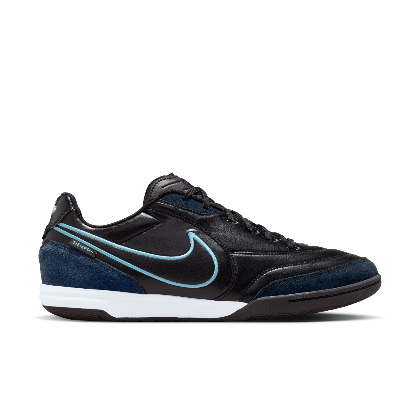 Nike Tiempo Street Gato Street Football Boots Black Obsidian Light Blue