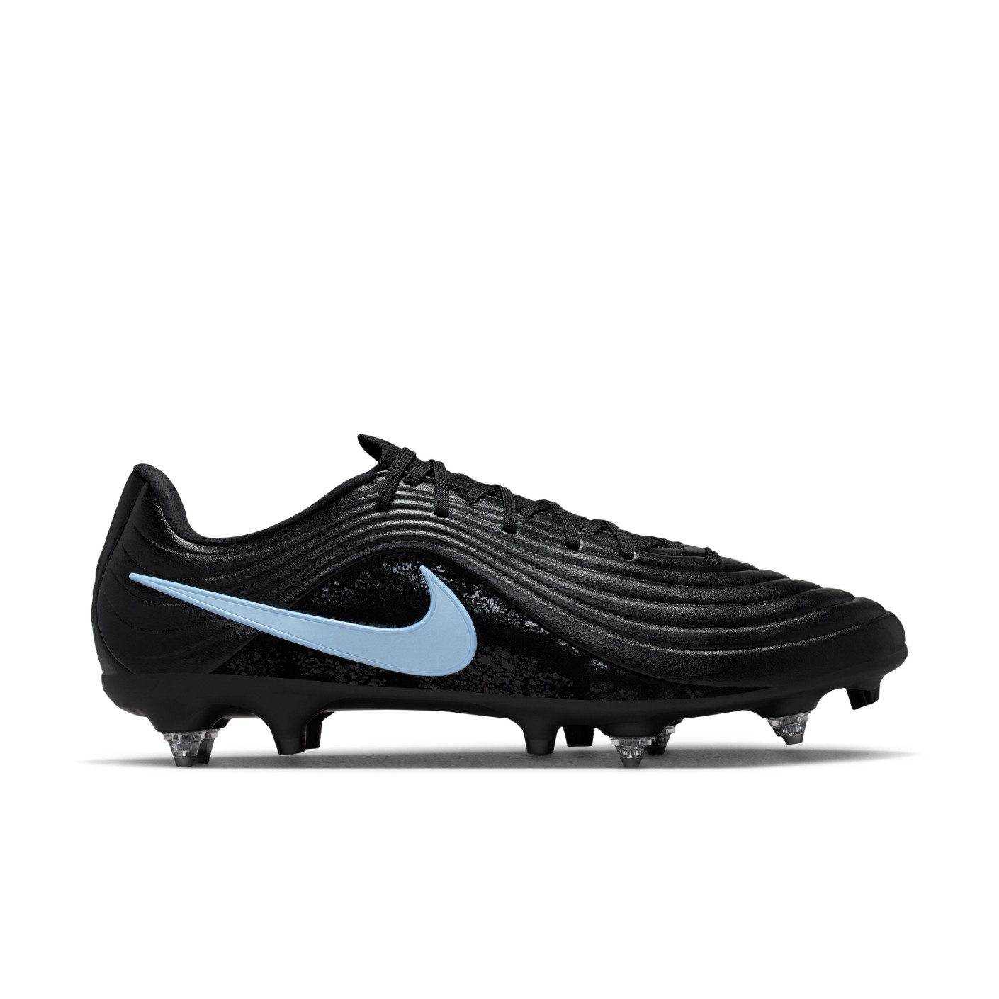 Nike Tiempo Academy Maestro Iron Stud Football Boots (SG) Anti-Clog Black Light Blue