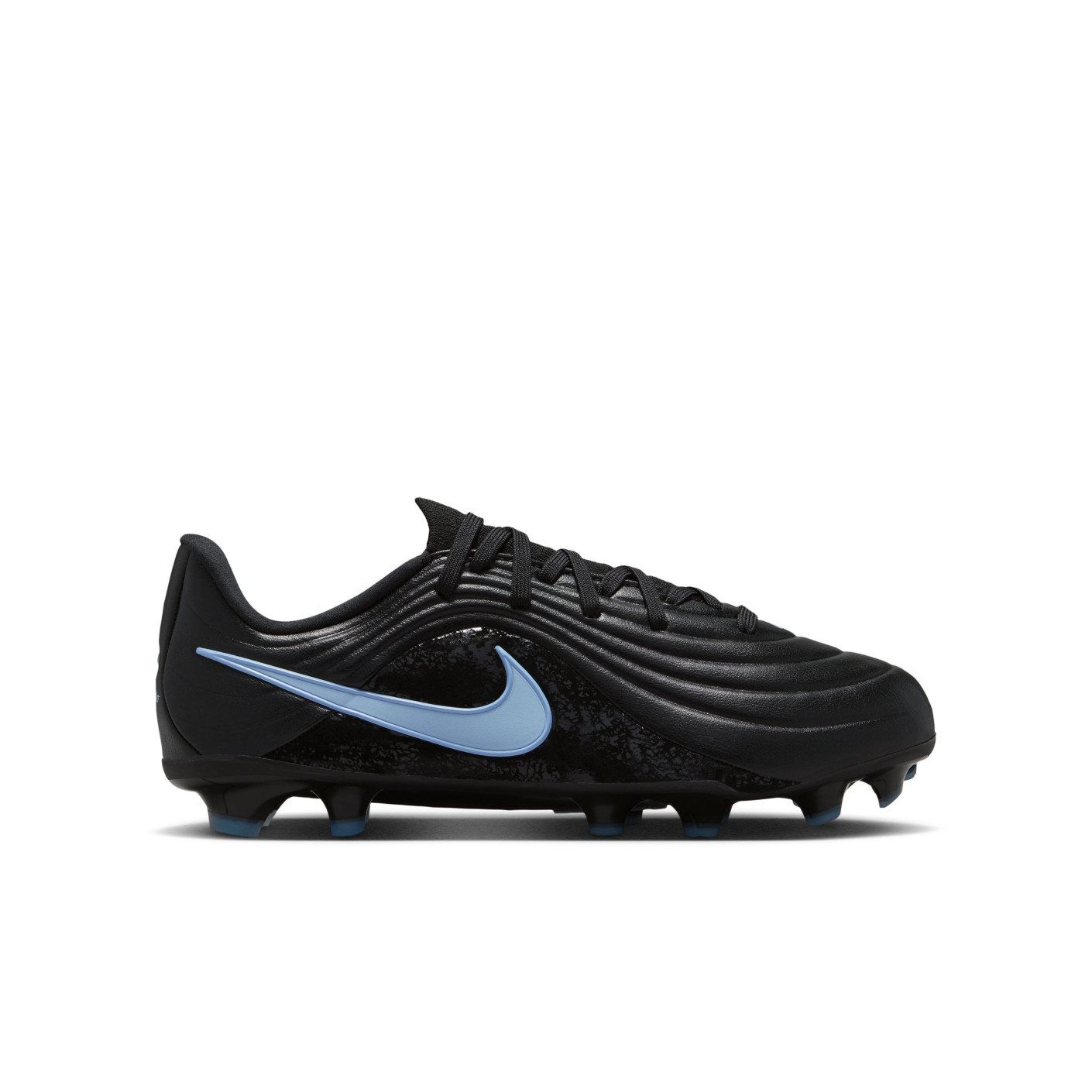 Nike Tiempo Academy Maestro Grass/Artificial Grass Football Boots (MG) Kids Black Light Blue