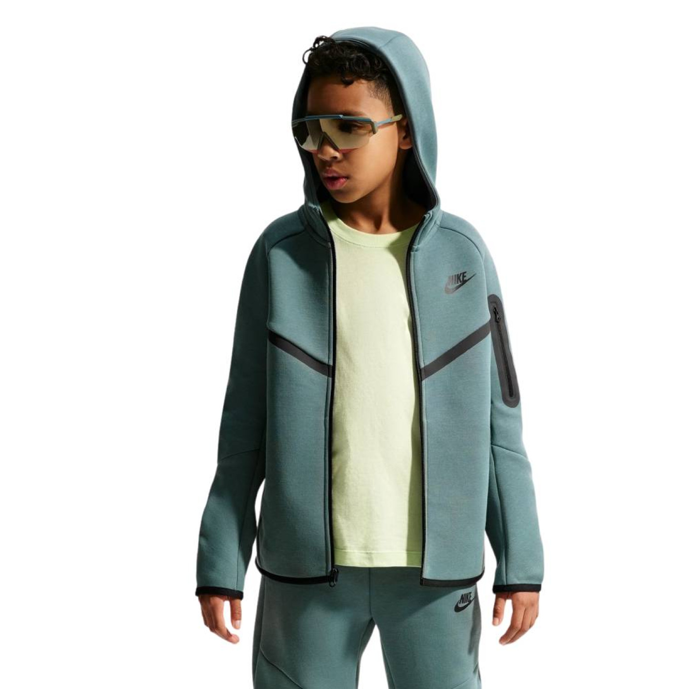Nike Tech Fleece Vest Kids Teal Black