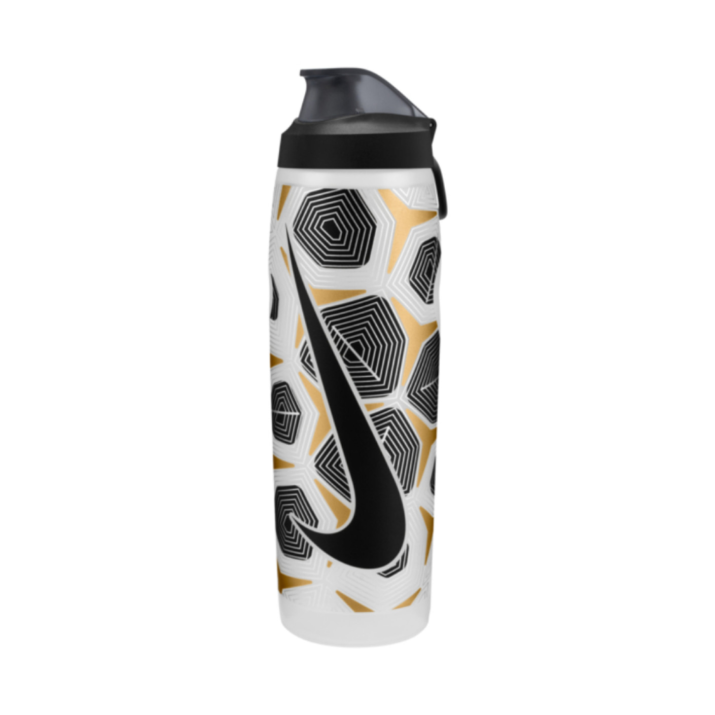 Nike Graphic Refuel Bidon 950ML Zilvergrijs Zwart Goud