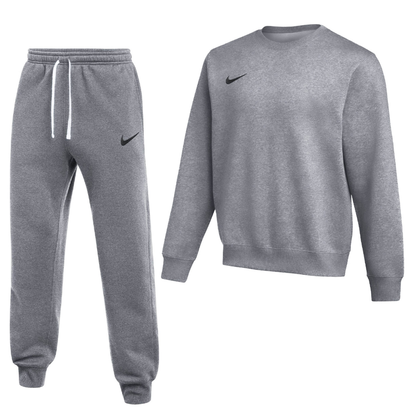 Nike Park 26 Fleece Crew Joggingpak Grijs Zwart