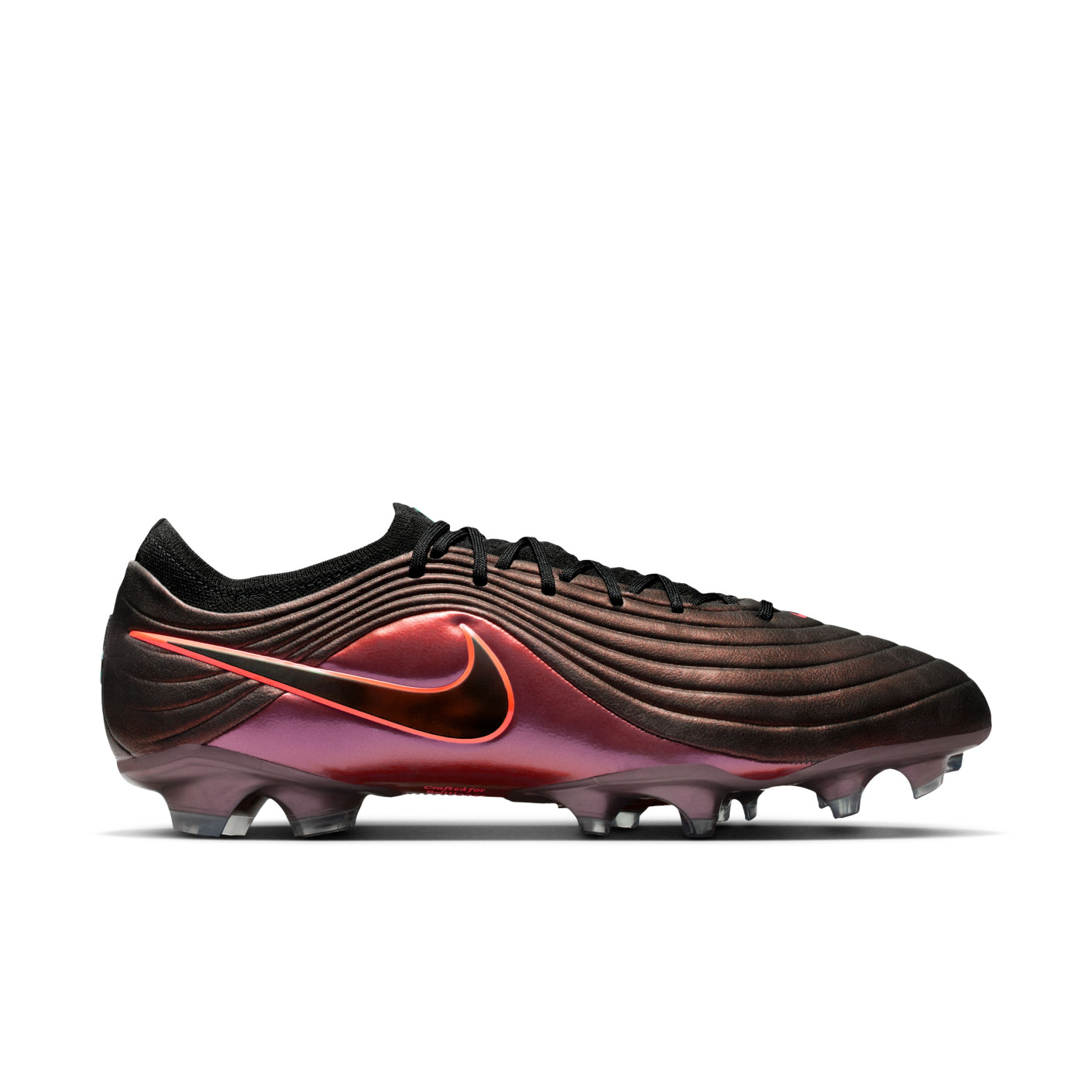 Nike Tiempo Maestro Elite LV8 Gras Voetbalschoenen (FG) Zwart Oranje Paars