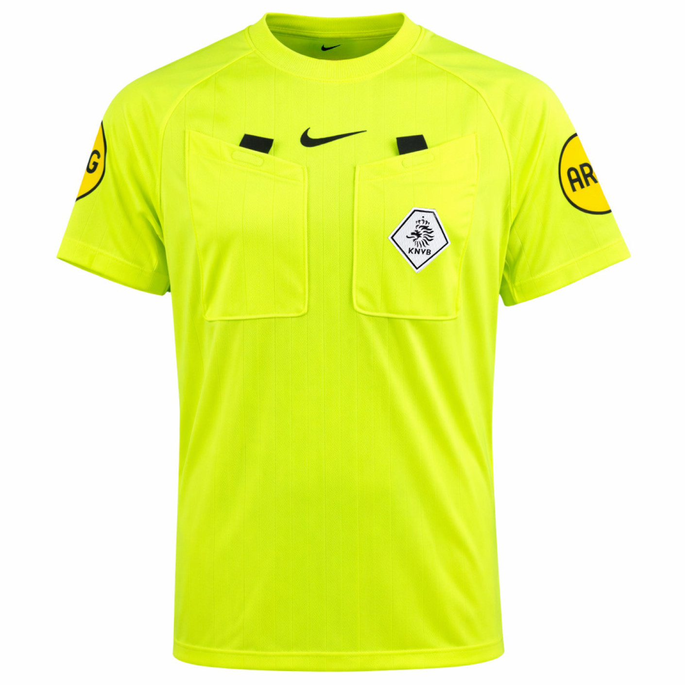 Nike KNVB Scheidsrechtersshirt 2026-2028 Neongeel Zwart