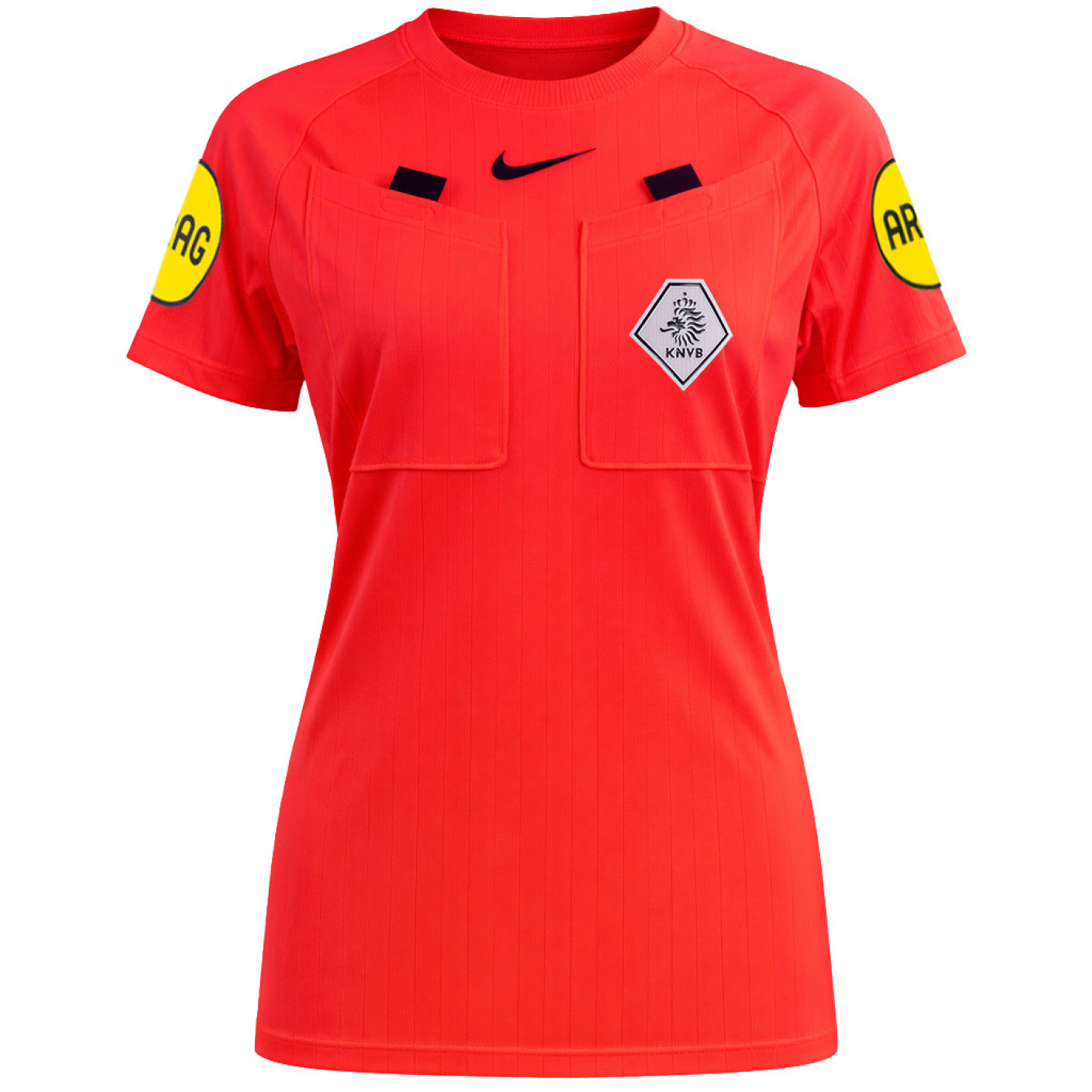 Nike KNVB Scheidsrechtersshirt 2026-2028 Dames Felrood Zwart
