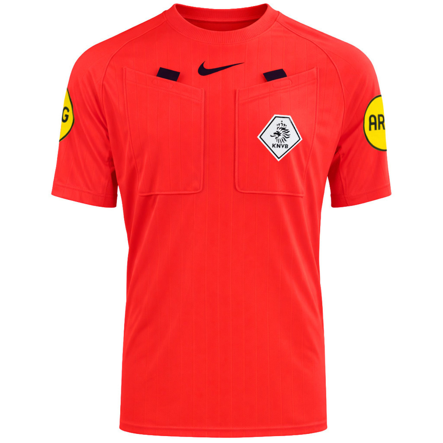 Nike KNVB Scheidsrechtersshirt 2026-2028 Felrood Zwart