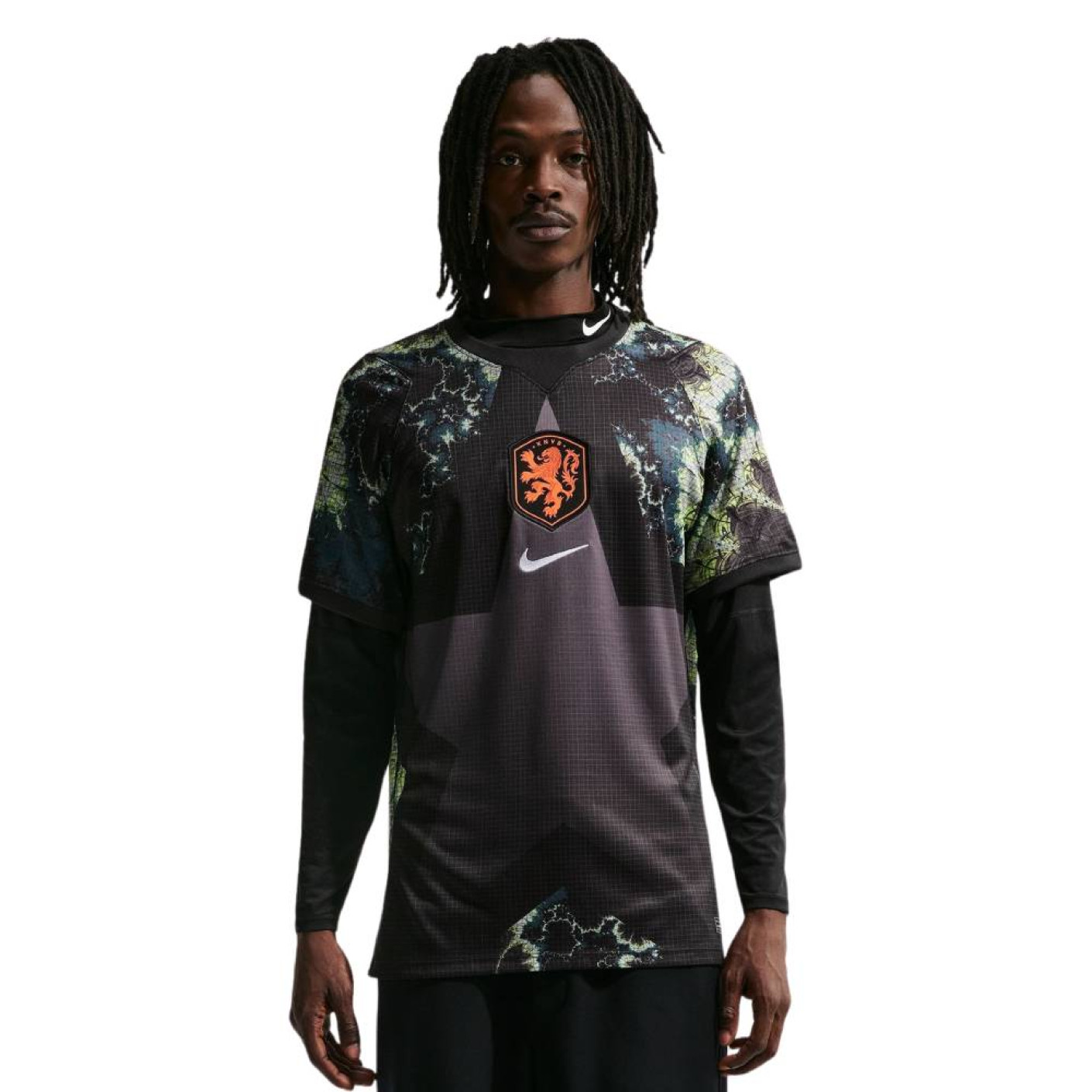 Nike Dutch Team Keeper Shirt 2026-2028 Black Grey White