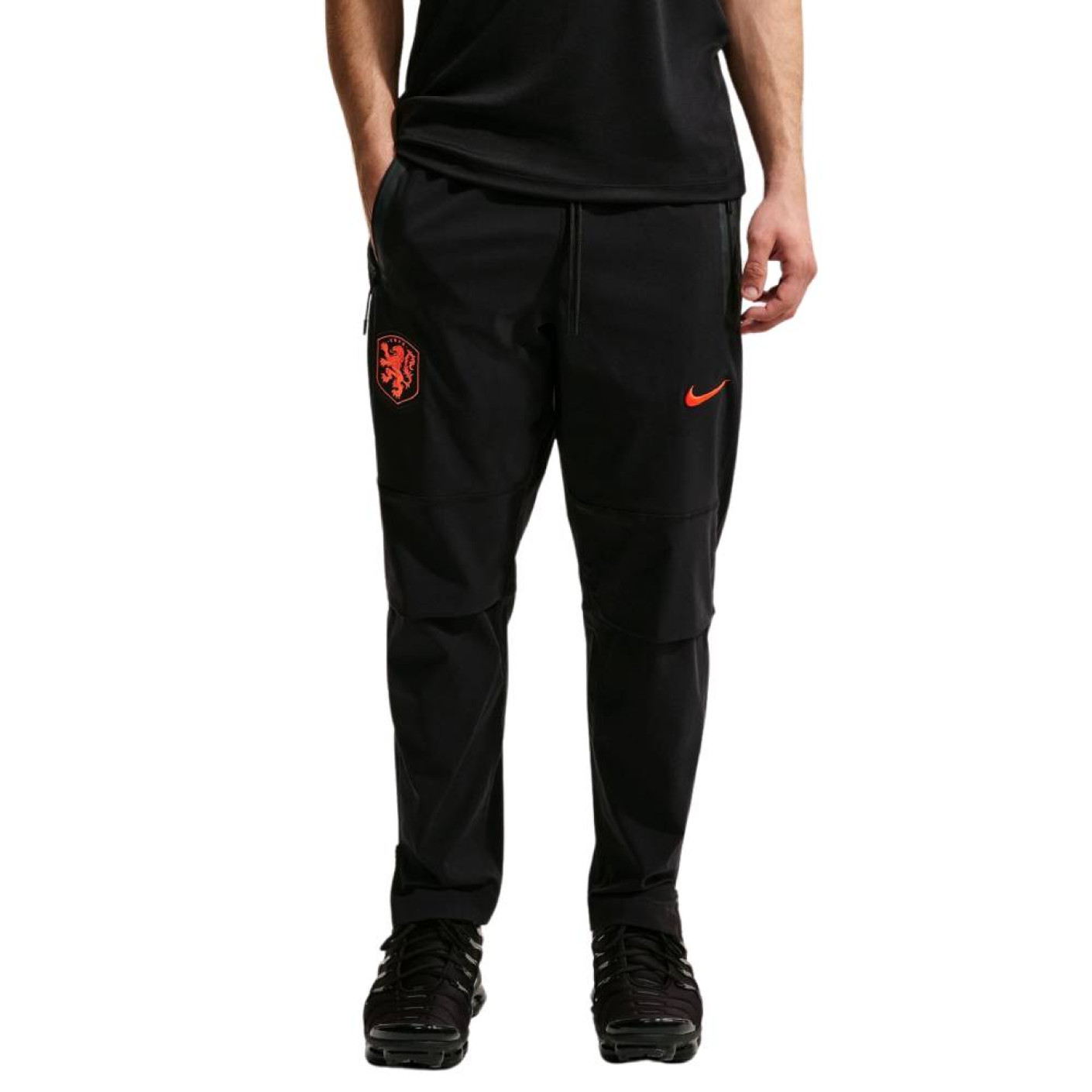 Nike Netherlands Tech Woven Training pants 2026-2028 Black Bright Orange
