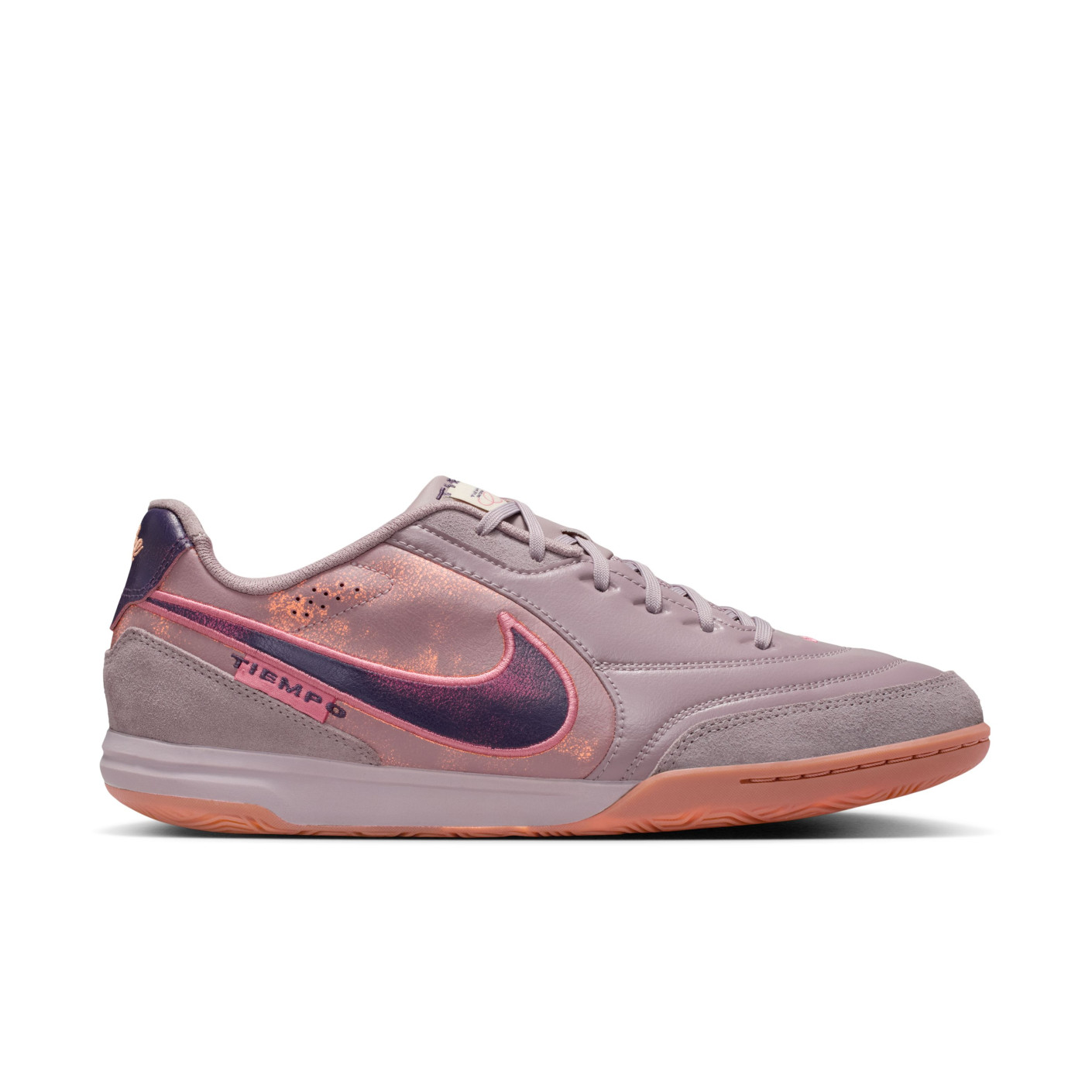 Nike Tiempo Straatvoetbalschoenen Streetgato Lichtpaars Paars Roze