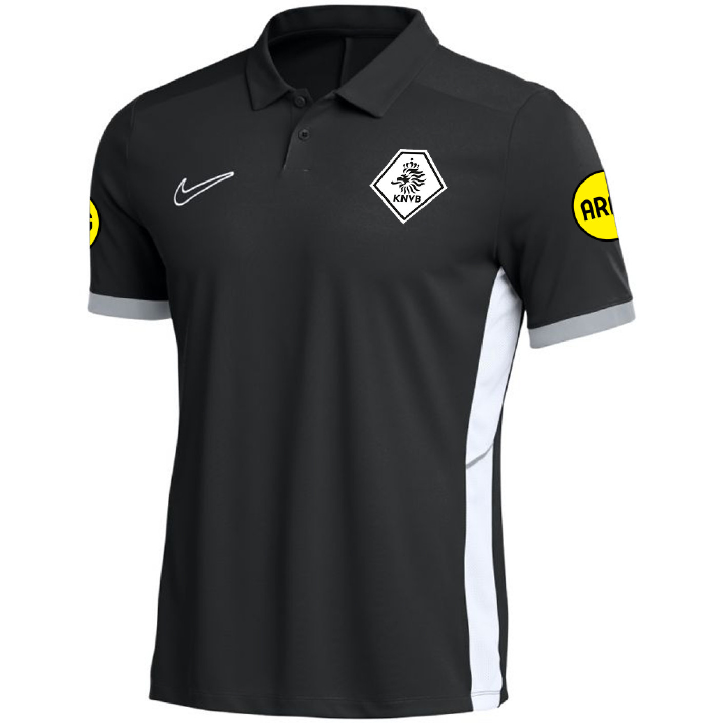 Nike KNVB ARAG Polo 2026-2028 Zwart Wit
