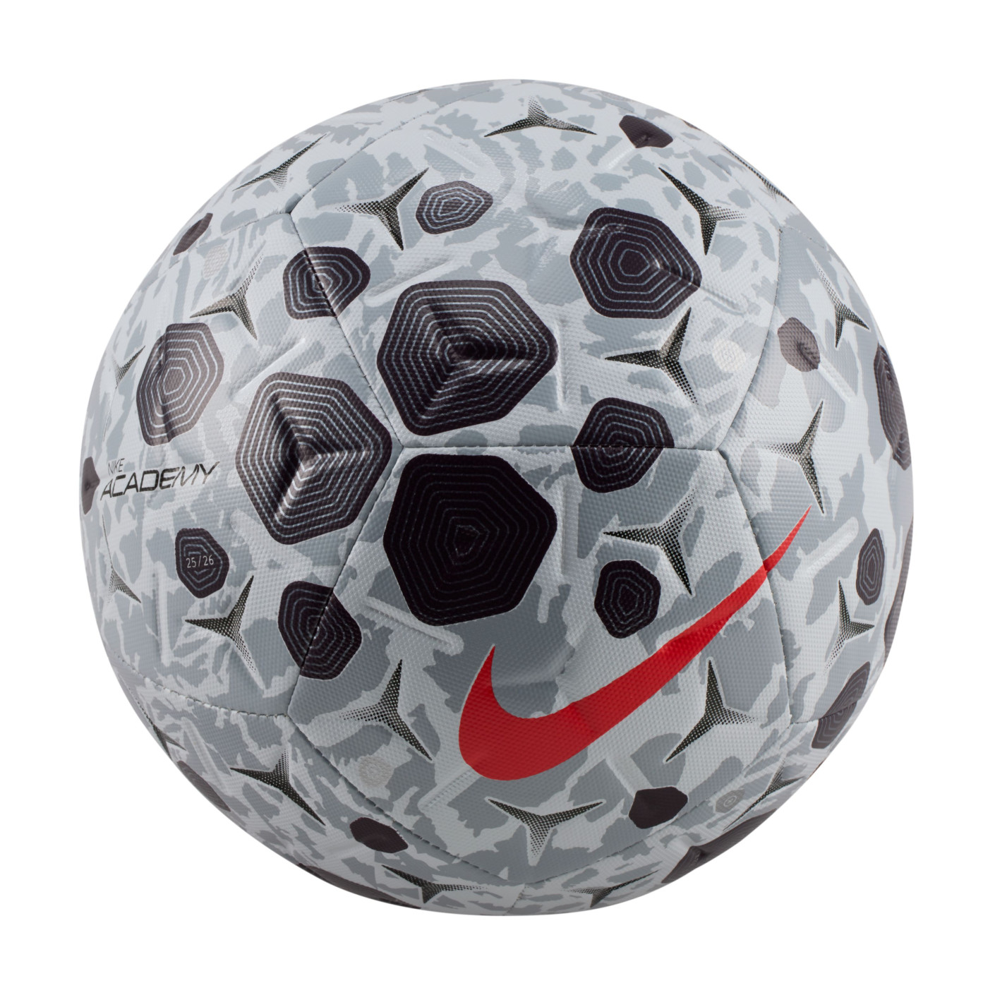 Nike Football Academy Size 5 Silver Burgundy Beige