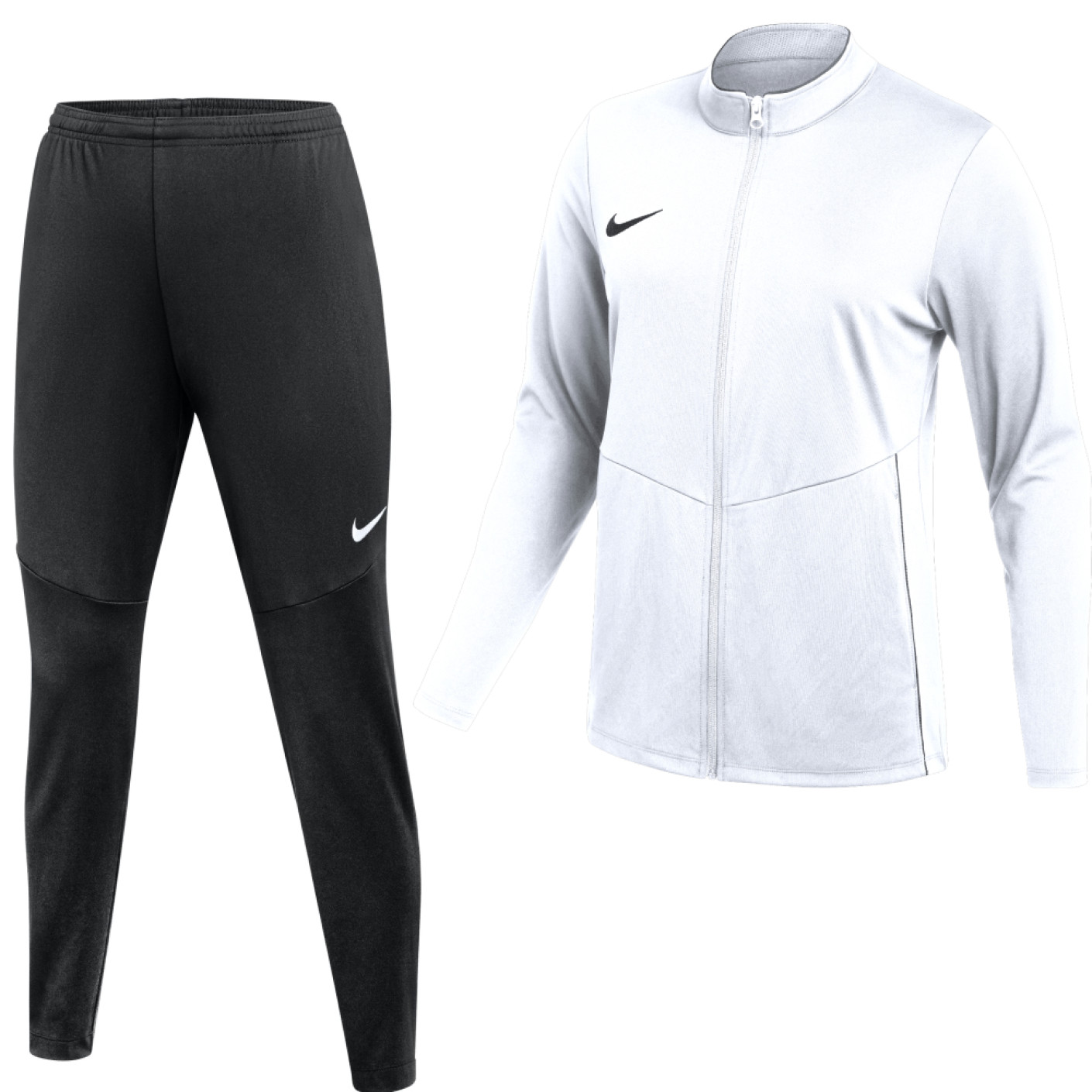 Nike Dri-FIT Park 26 Trainingspak Full-Zip Dames Wit Zwart