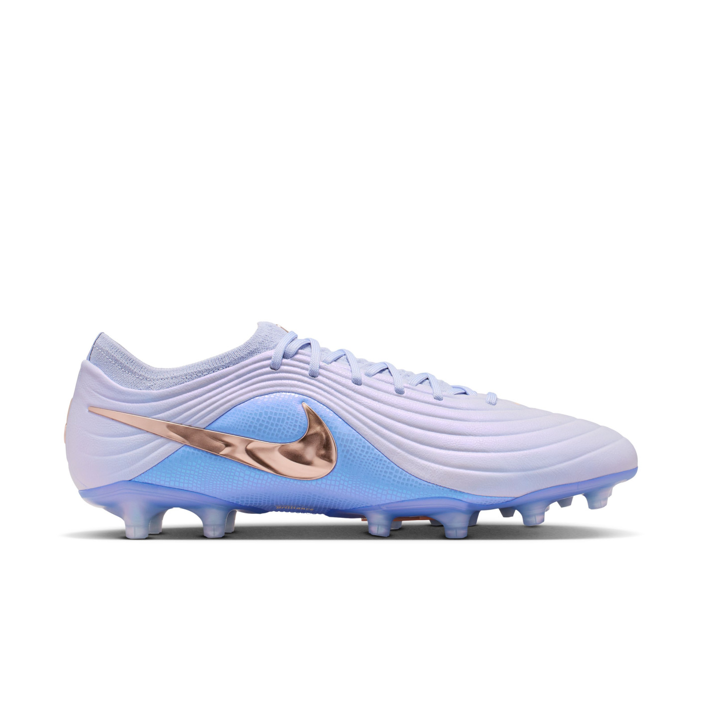 Nike Tiempo Maestro Elite LV8 Artificial Grass Football Boots (AG) Light Blue Purple Blue Bronze