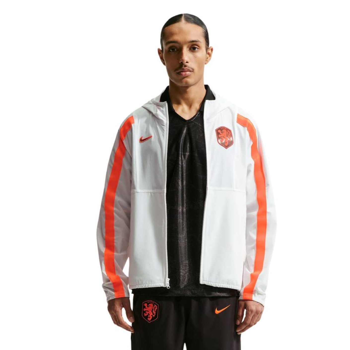Nike Netherlands Elftal Energy Training Jacket 2026-2028 White Orange Black