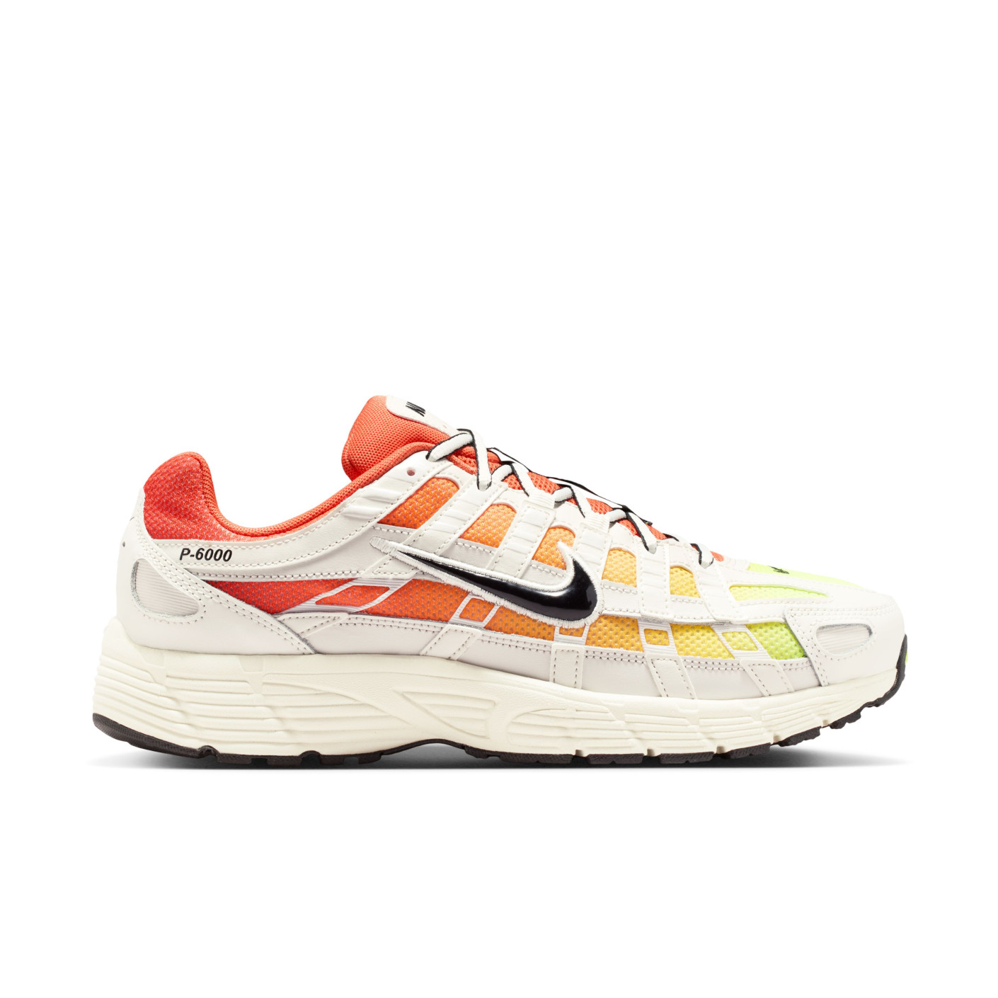 Nike Sneakers P-6000 Off White Orange Yellow Black