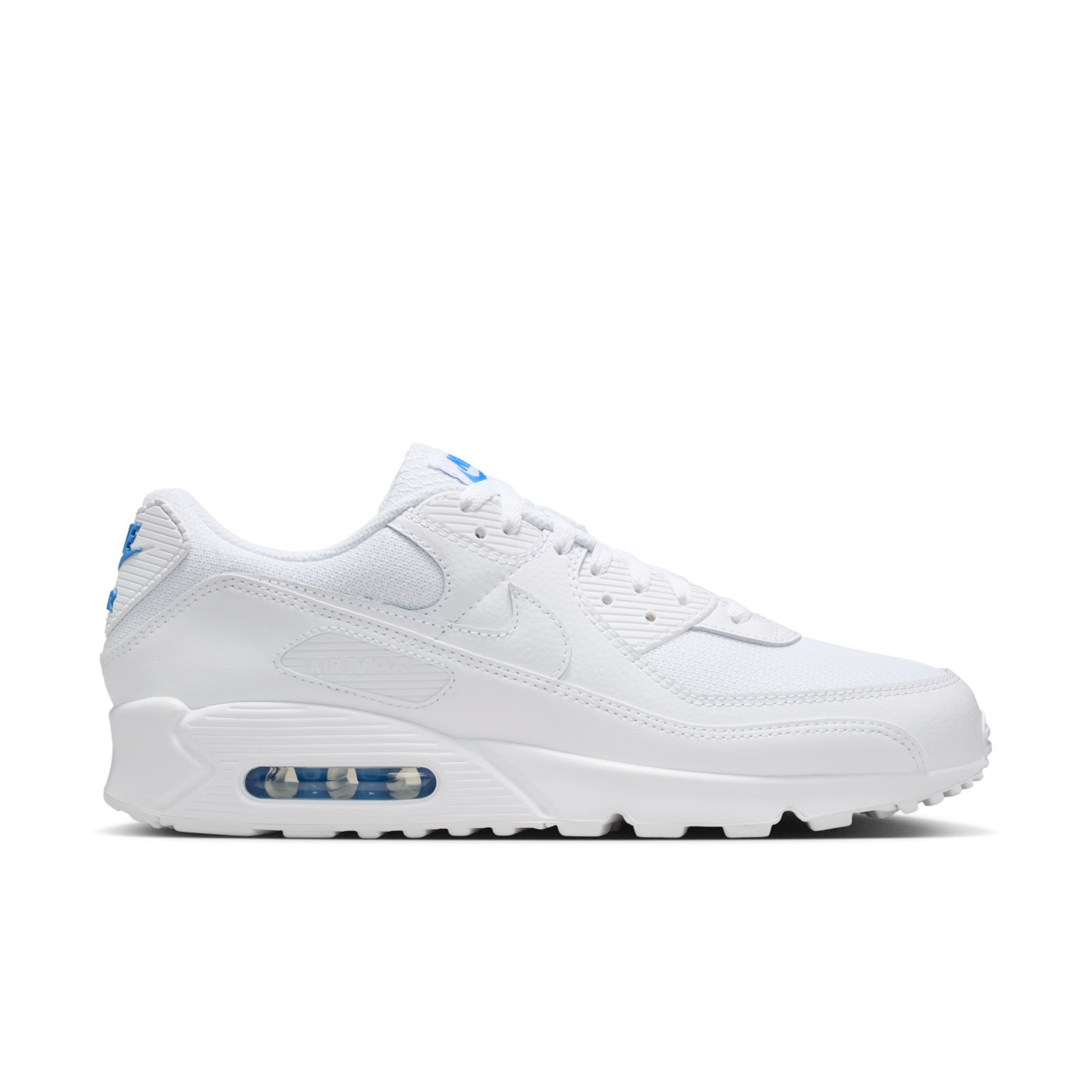 Nike Air Max 90 Sneakers White Blue Crystal
