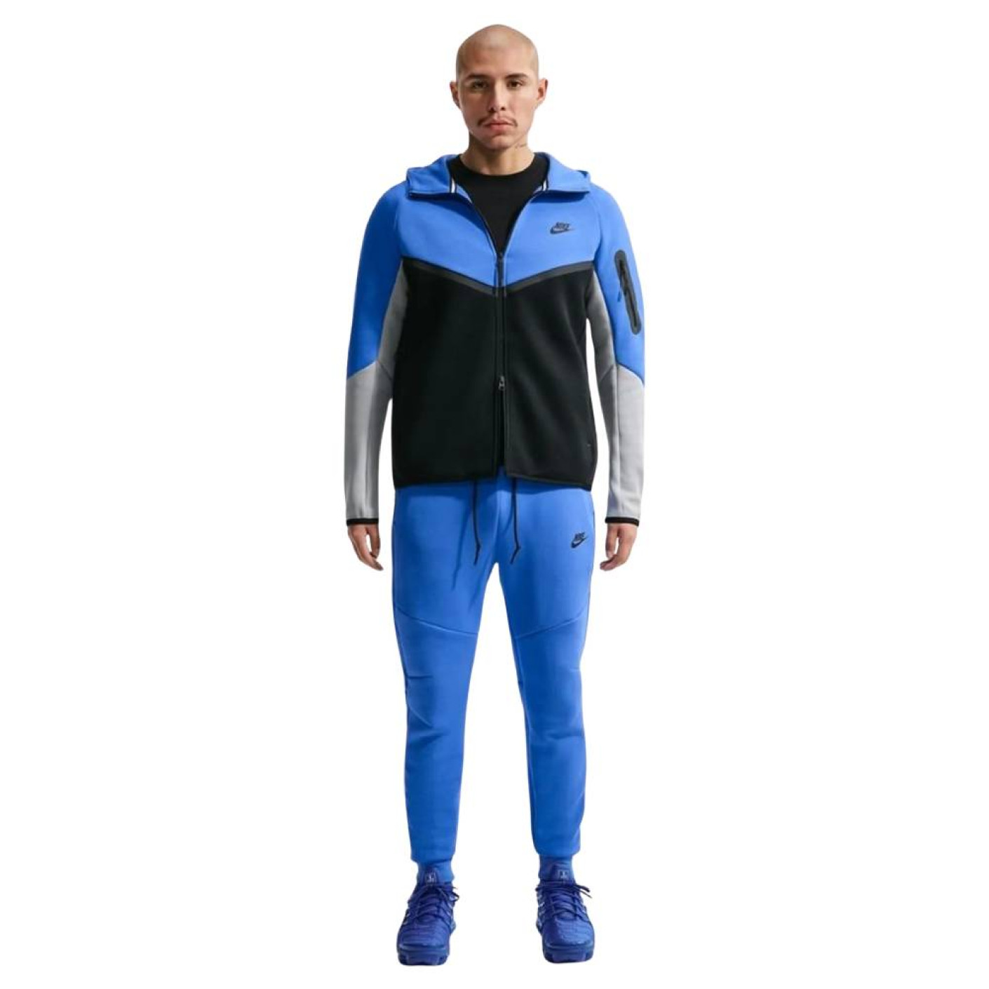 Nike Sportswear Tech Fleece Tracksuit Dark Blue Black Grey White