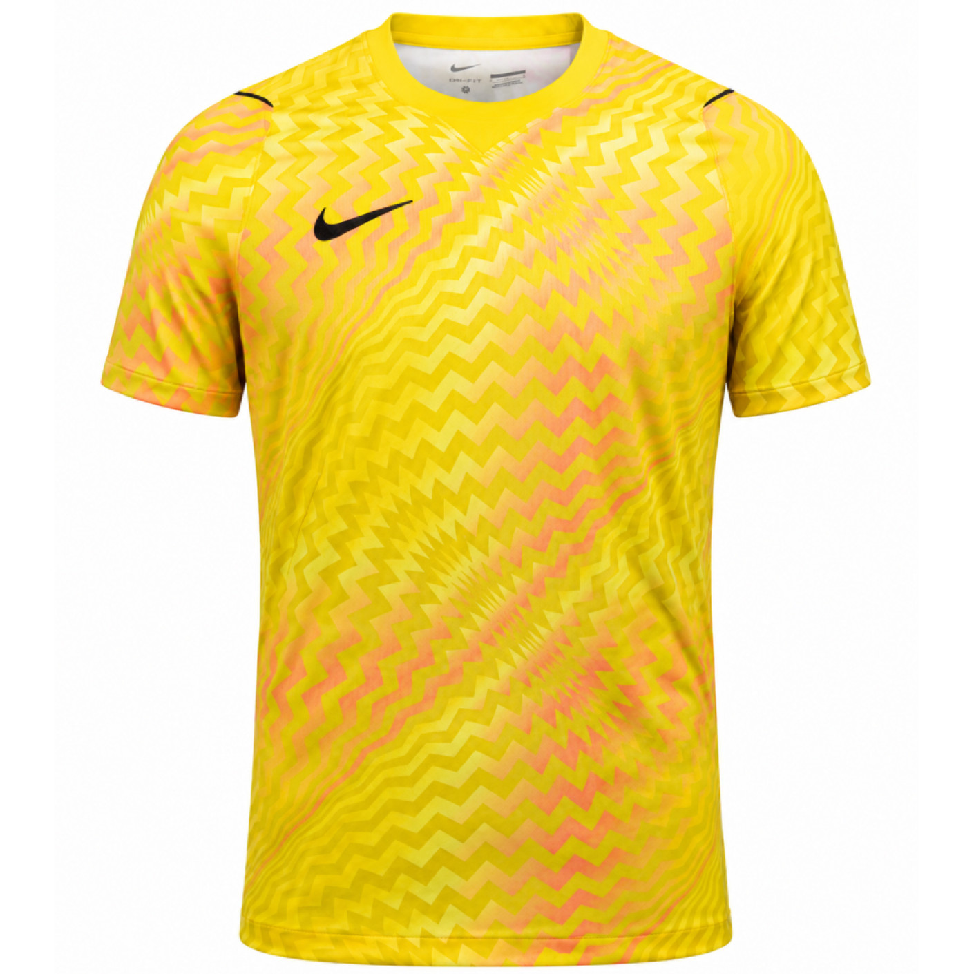 Nike Dri-FIT Gardien VI Goalkeeper Shirt Light Yellow Black