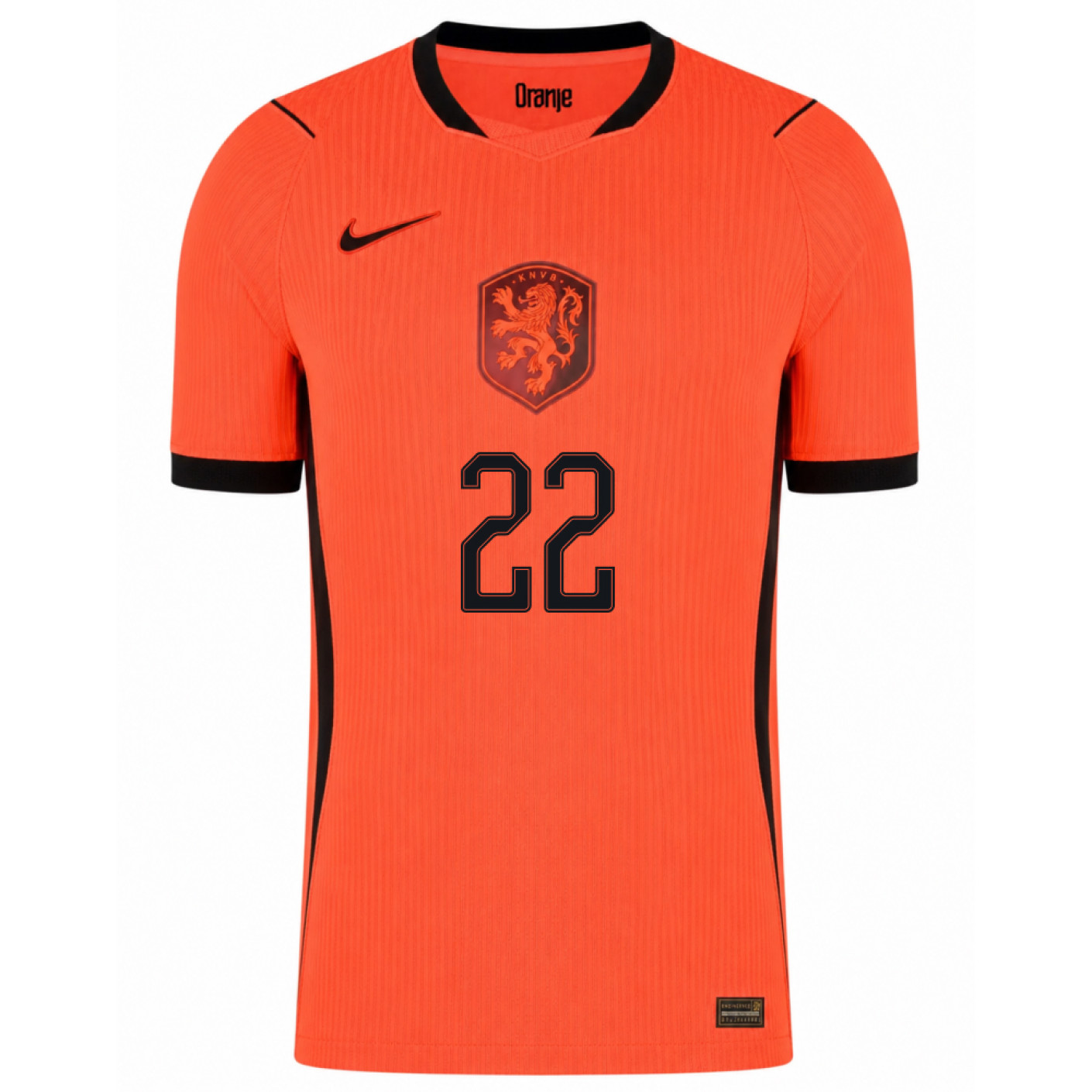Nike Dutch Team Dumfries 22 Authentic Home Shirt 2026-2028