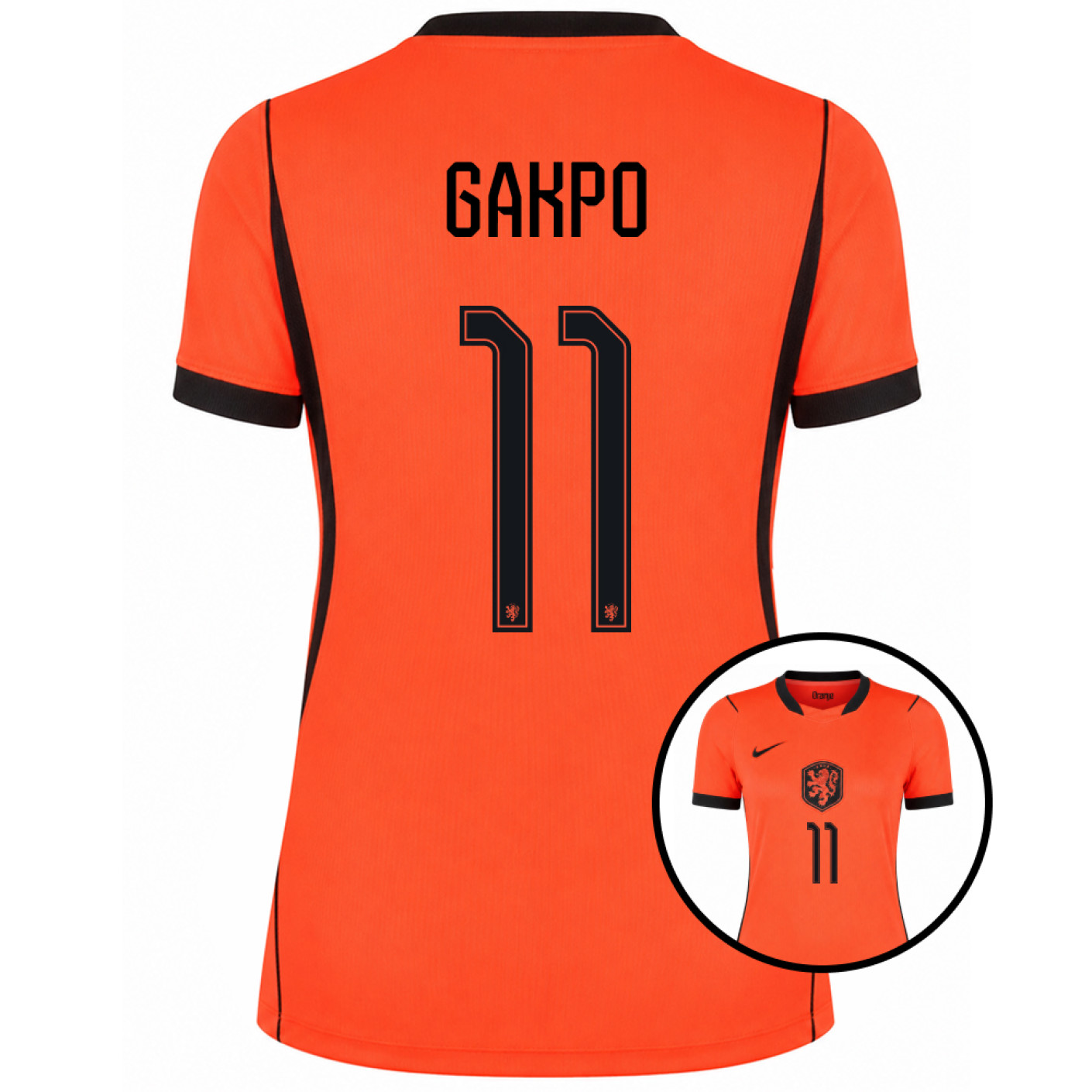 Nike Nederlands Elftal Gakpo 11 Thuisshirt 2026-2028 Dames