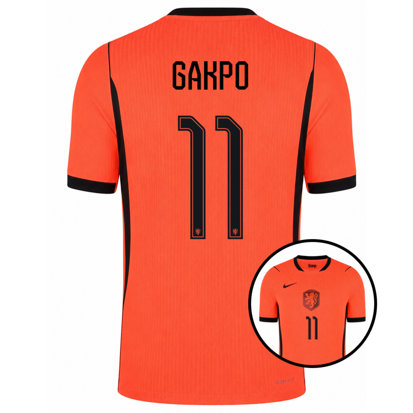Nike Netherlands Gakpo 11 Authentic Home Shirt 2026-2028