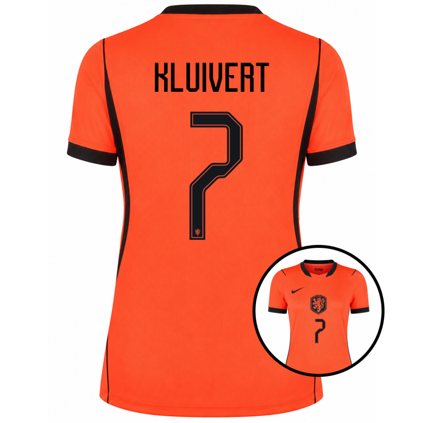 Nike Nederlands Elftal Kluivert 7 Thuisshirt 2026-2028 Dames
