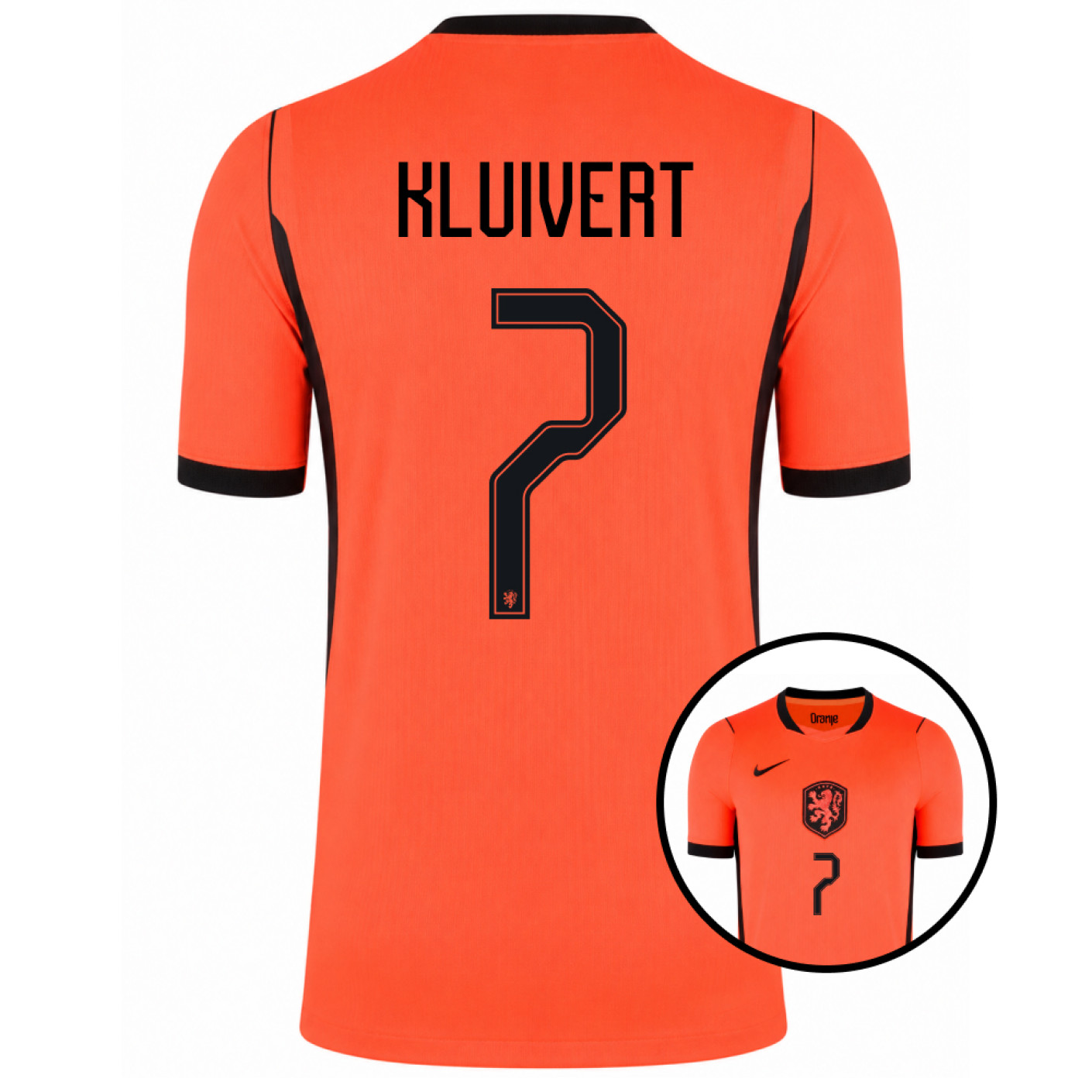 Nike Dutch Team Kluivert 7 Home Shirt 2026-2028