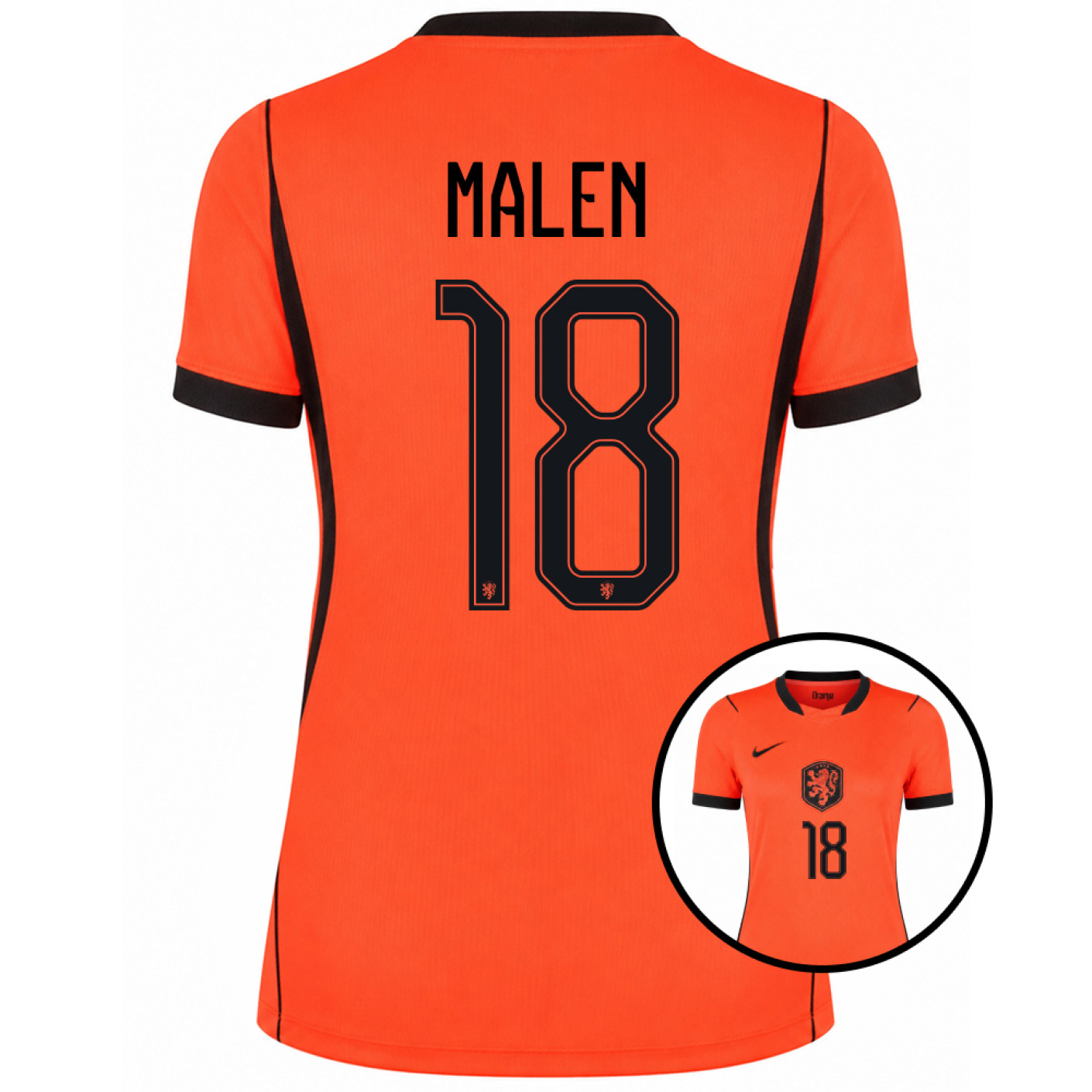 Nike Nederlands Elftal Malen 18 Thuisshirt 2026-2028 Dames