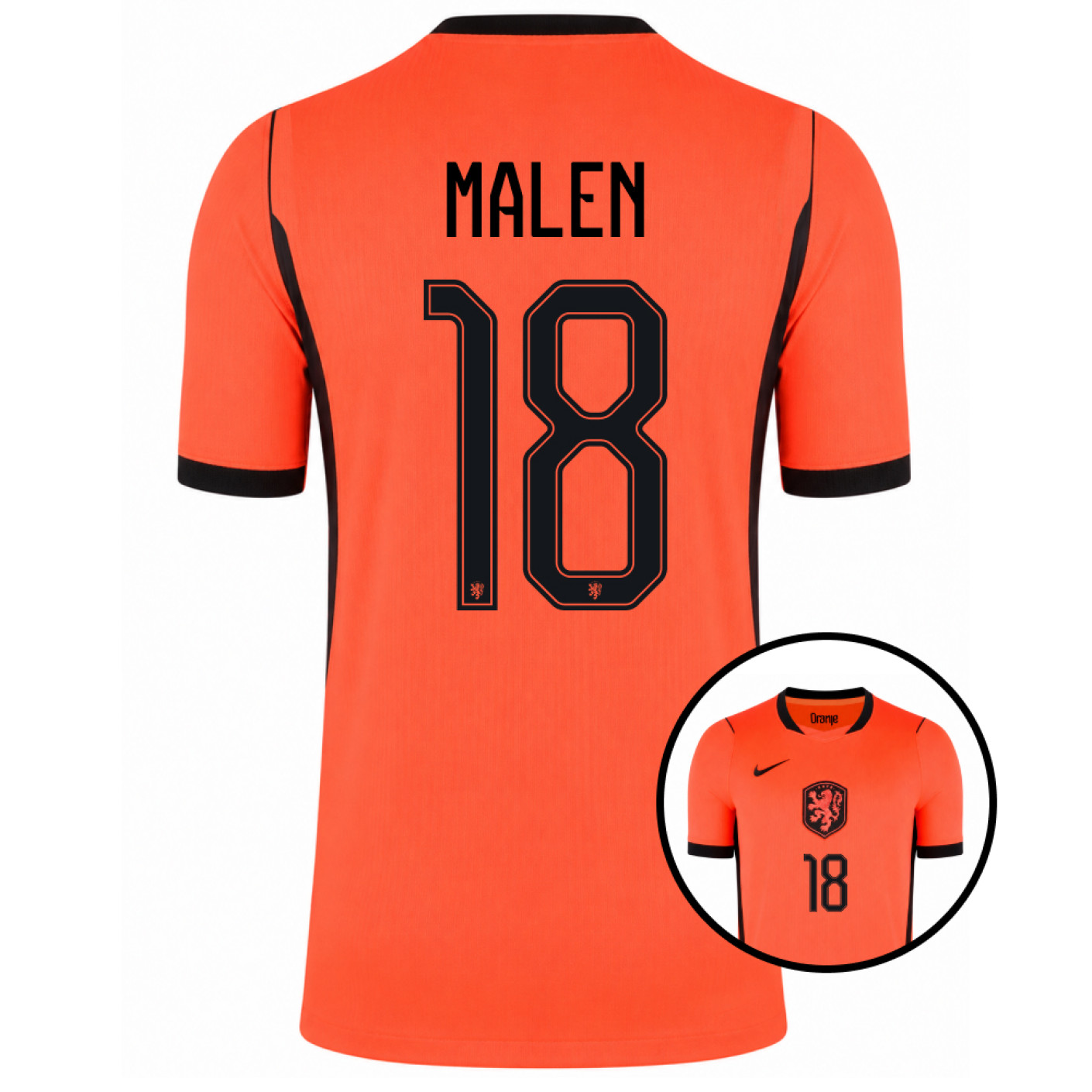Nike Dutch Team Malen 18 Home Shirt 2026-2028