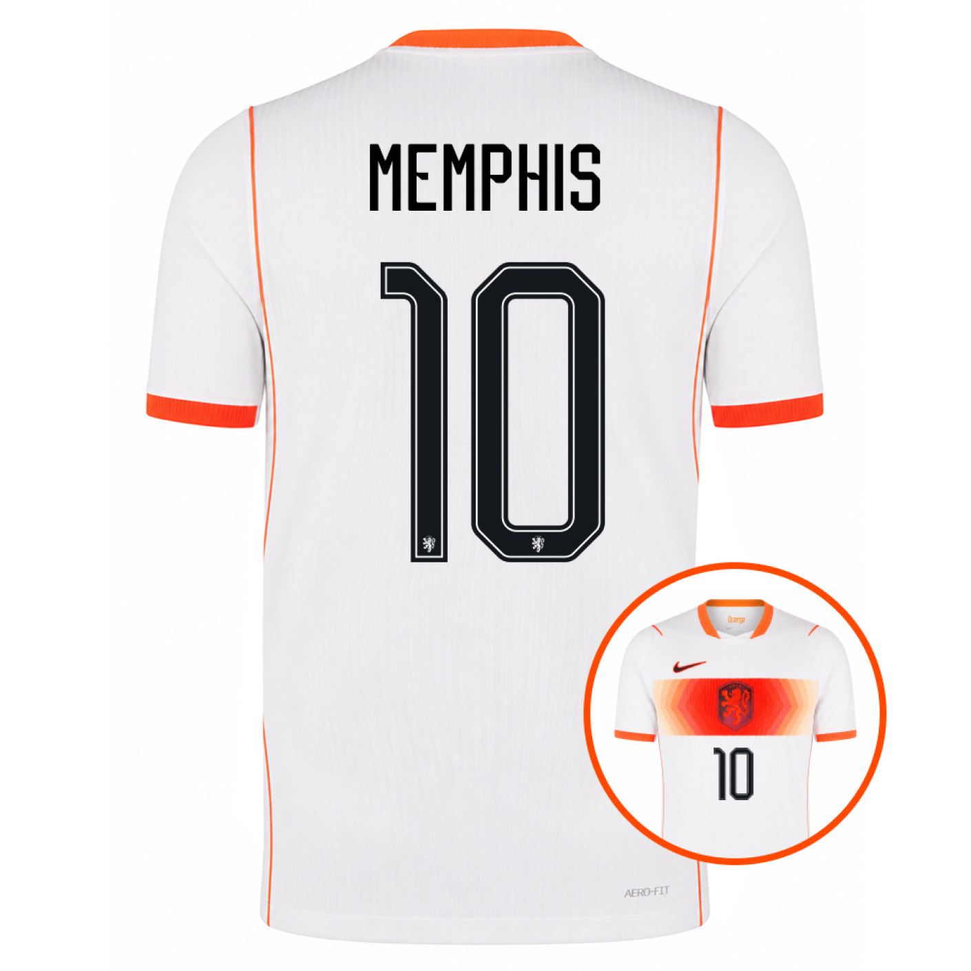Nike Dutch Team Memphis 10 Away Shirt Authentic 2026-2028