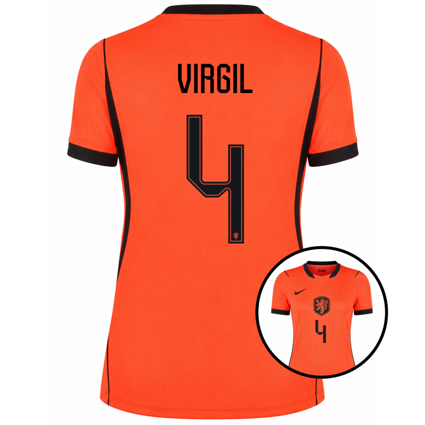 Nike Nederlands Elftal Virgil 4 Thuisshirt 2026-2028 Dames