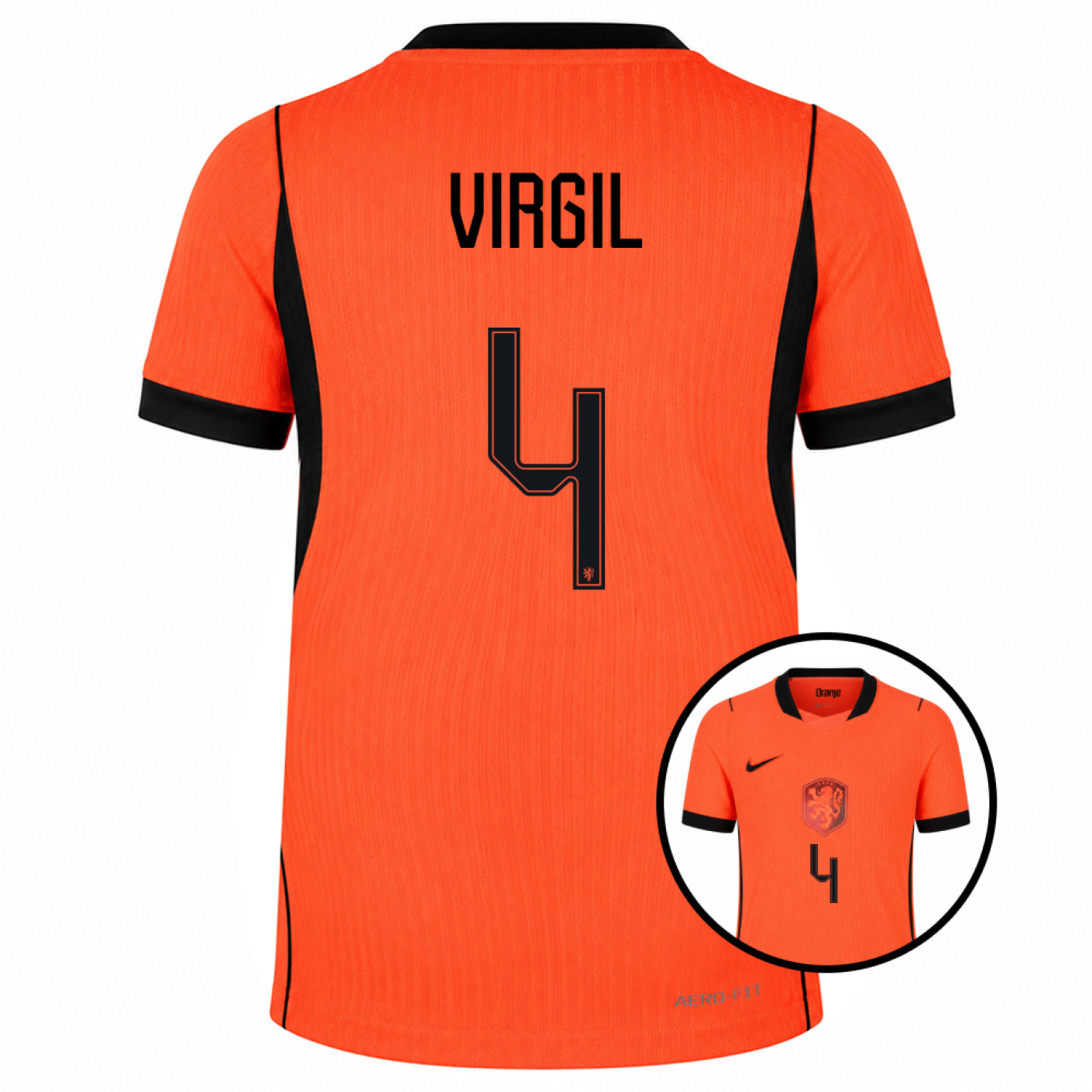 Nike Nederlands Elftal Virgil 4 Thuisshirt Authentic 2026-2028 Kids