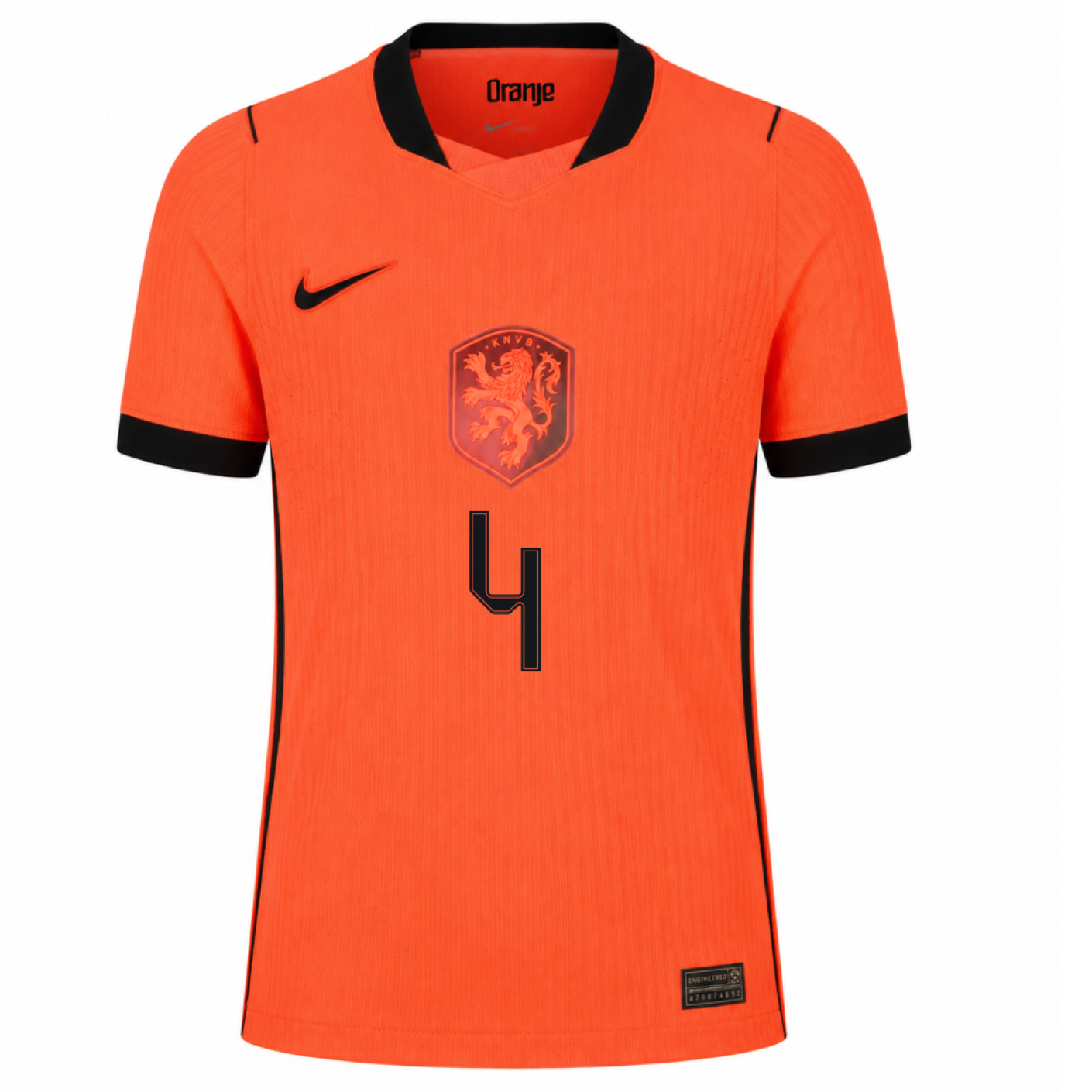 Nike Netherlands Virgil 4 Authentic Home Shirt 2026-2028 Kids