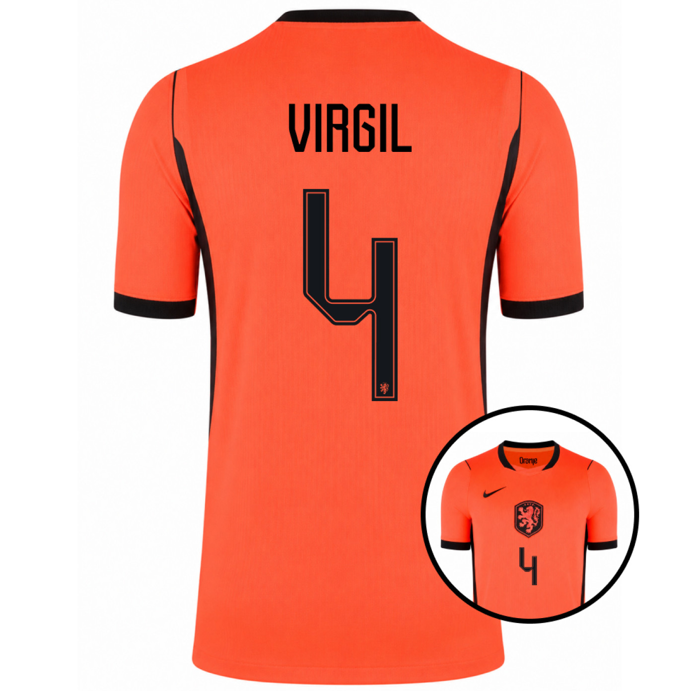Nike Dutch Team Virgil 4 Home Shirt 2026-2028