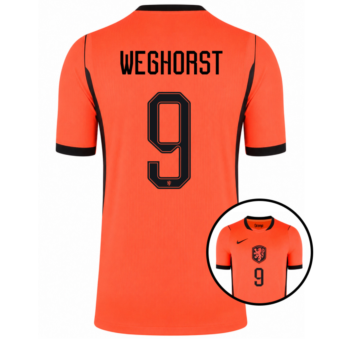 Nike Dutch Team Weghorst 9 Home Shirt 2026-2028