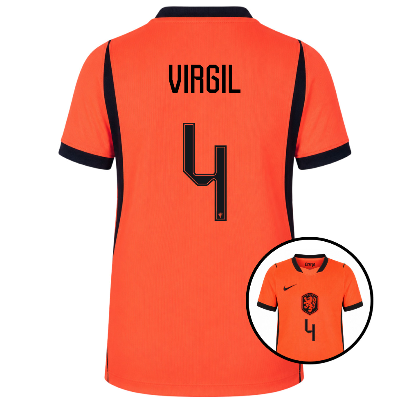 Nike Nederlands Elftal Virgil 4 Thuisshirt 2026-2028 Kids