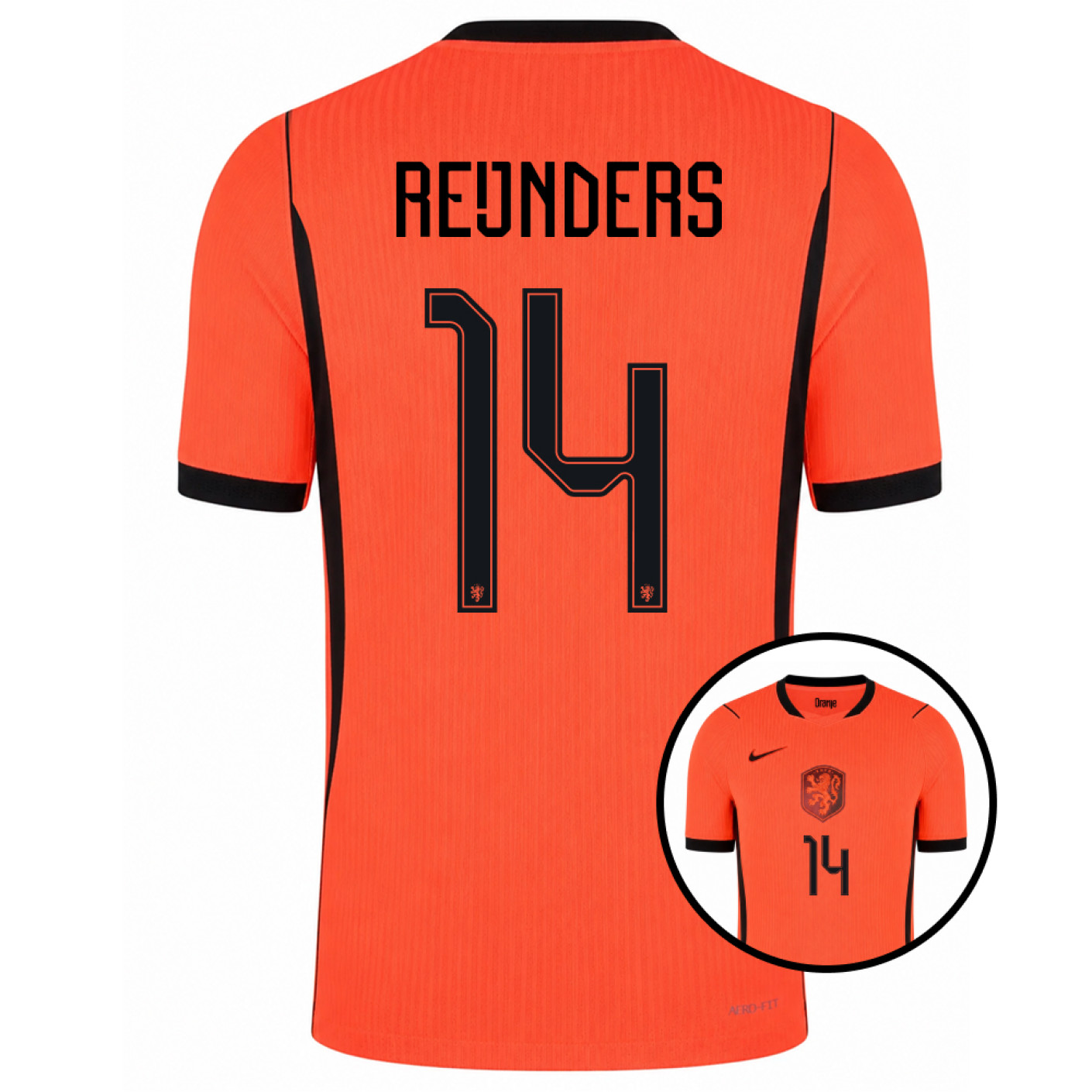 Nike Dutch Team Reijnders 14 Authentic Home Shirt 2026-2028