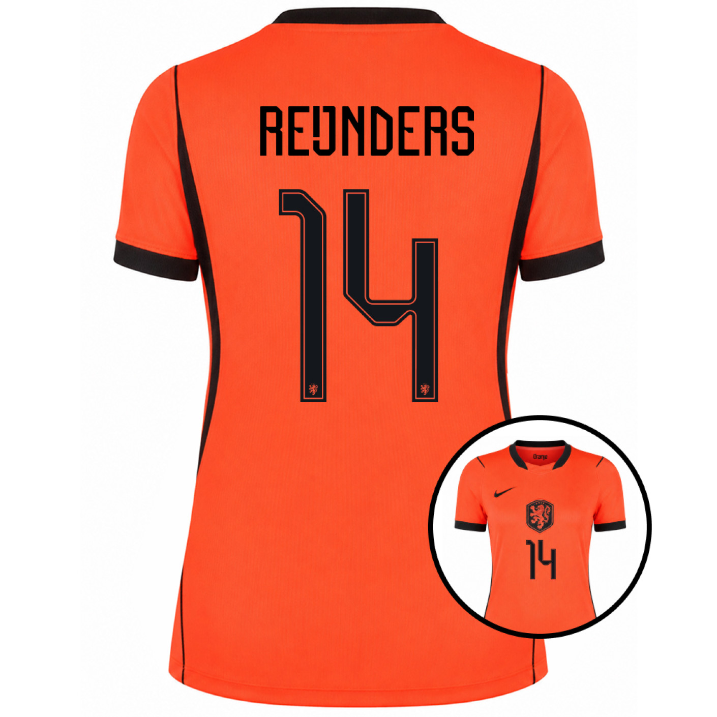 Nike Nederlands Elftal Reijnders 14 Thuisshirt 2026-2028 Dames