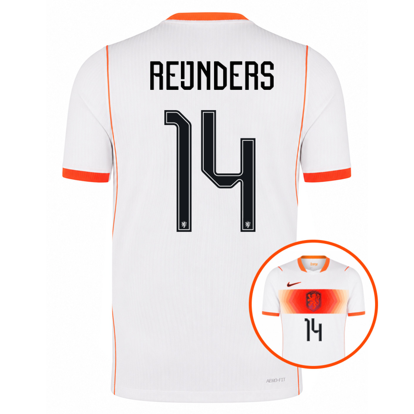 Nike Dutch Team Reijnders 14 Away Shirt Authentic 2026-2028