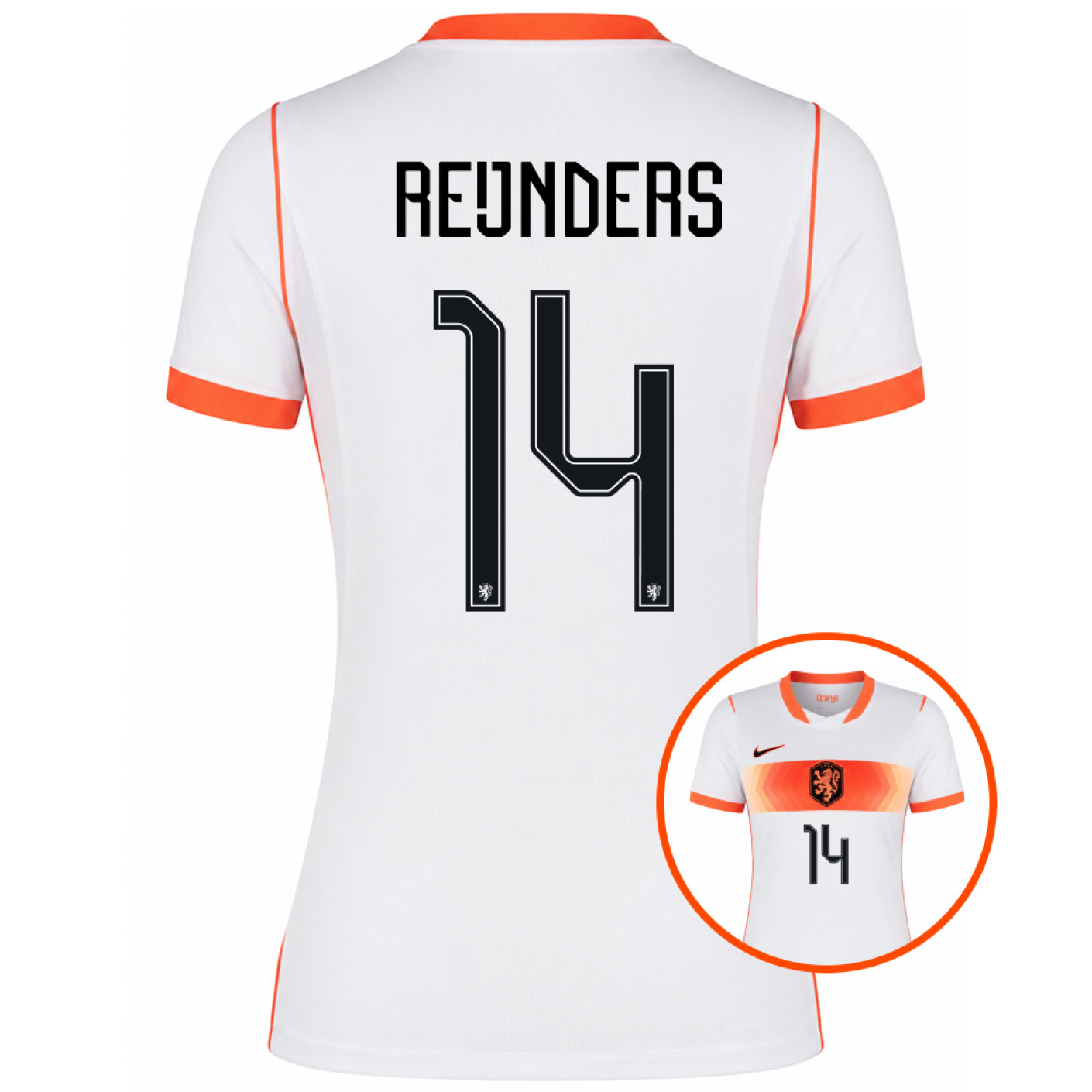 Nike Nederlands Elftal Reijnders 14 Uitshirt 2026-2028 Dames