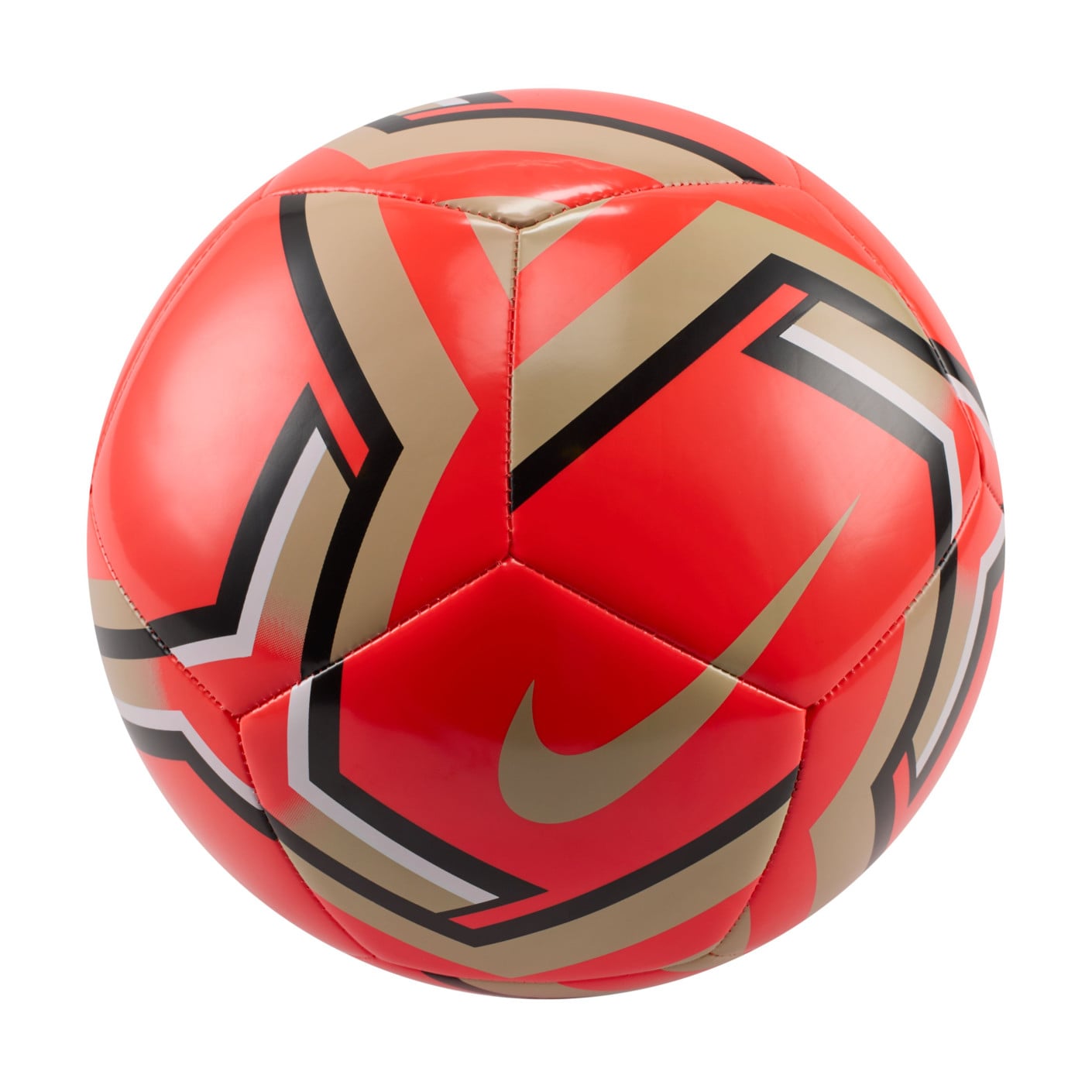 Nike Football Mercurial Fade Size 5 Bright Red Gold Black White